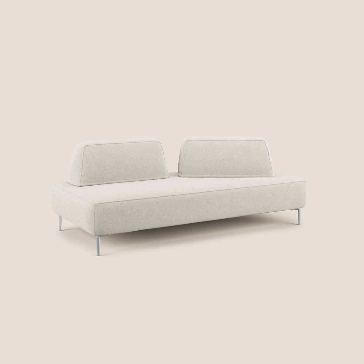 Newton divano modulare con schienali movibili T07 bianco - divitt.sbs
