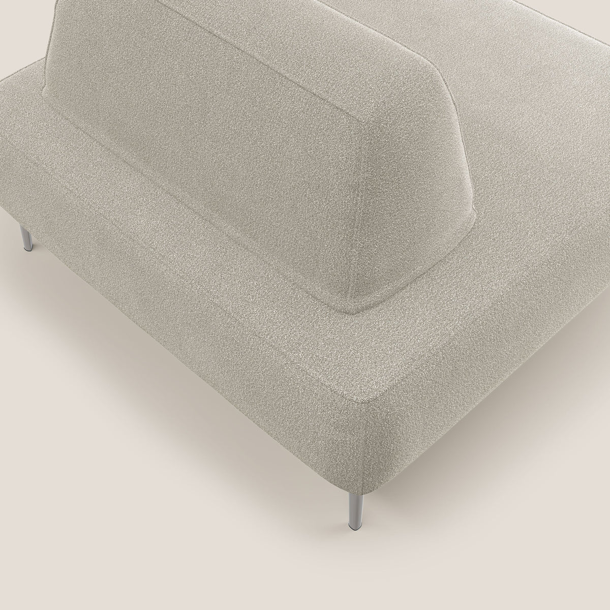 Newton poltrona modulare con schienali movibili T07 bianco - divitt.sbs