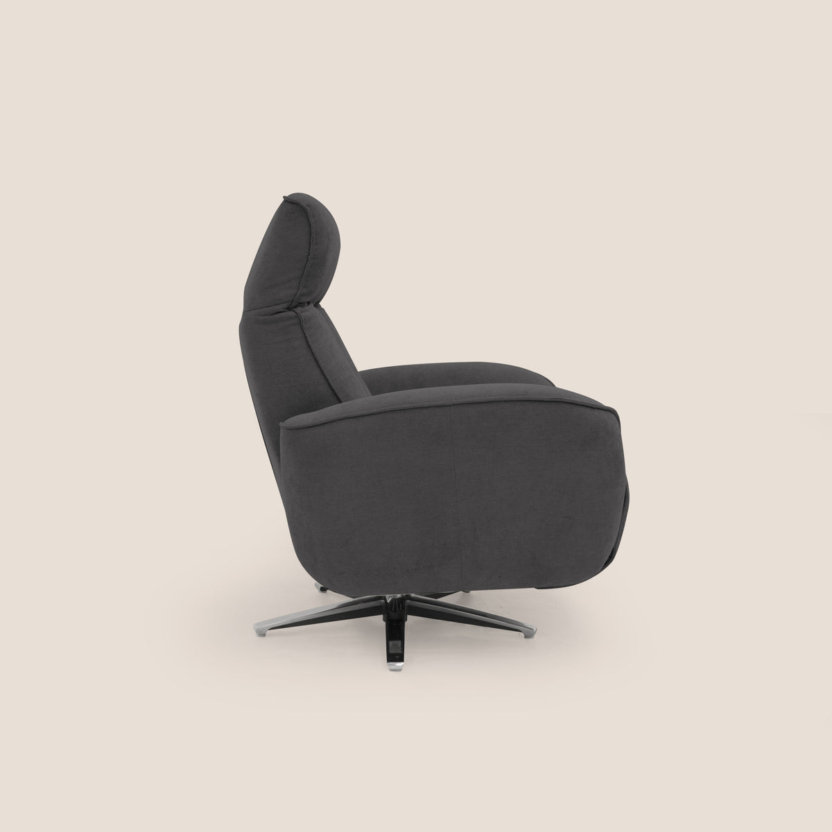 EVA Poltroncina RELAX in morbido tessuto impermeabile T02 nero - divitt.sbs