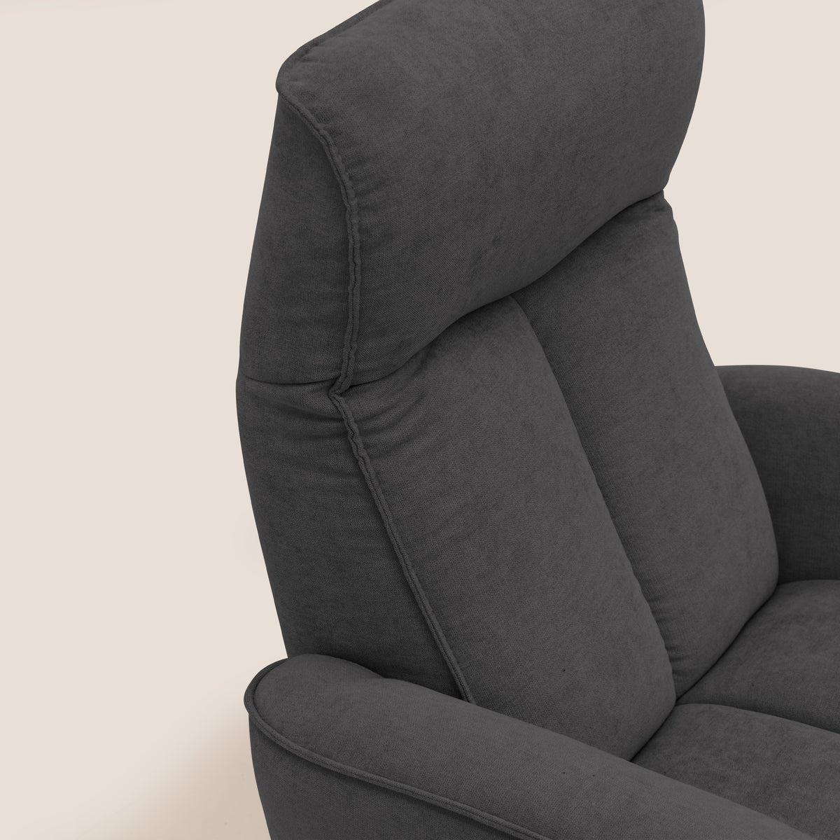 EVA Poltroncina RELAX in morbido tessuto impermeabile T02 nero - divitt.sbs
