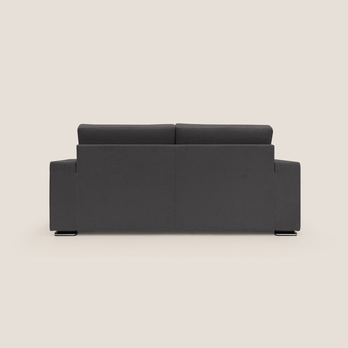 Giove divano in morbido tessuto impermeabile T02 nero - divitt.sbs