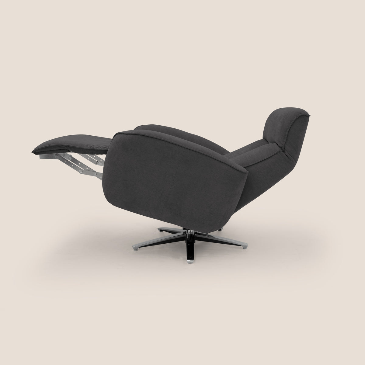 EVA Poltroncina RELAX in morbido tessuto impermeabile T02 nero - divitt.sbs