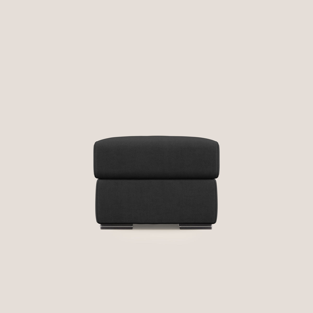 Sun pouf apribile contenitore in tessuto impermeabile T02 nero - divitt.sbs