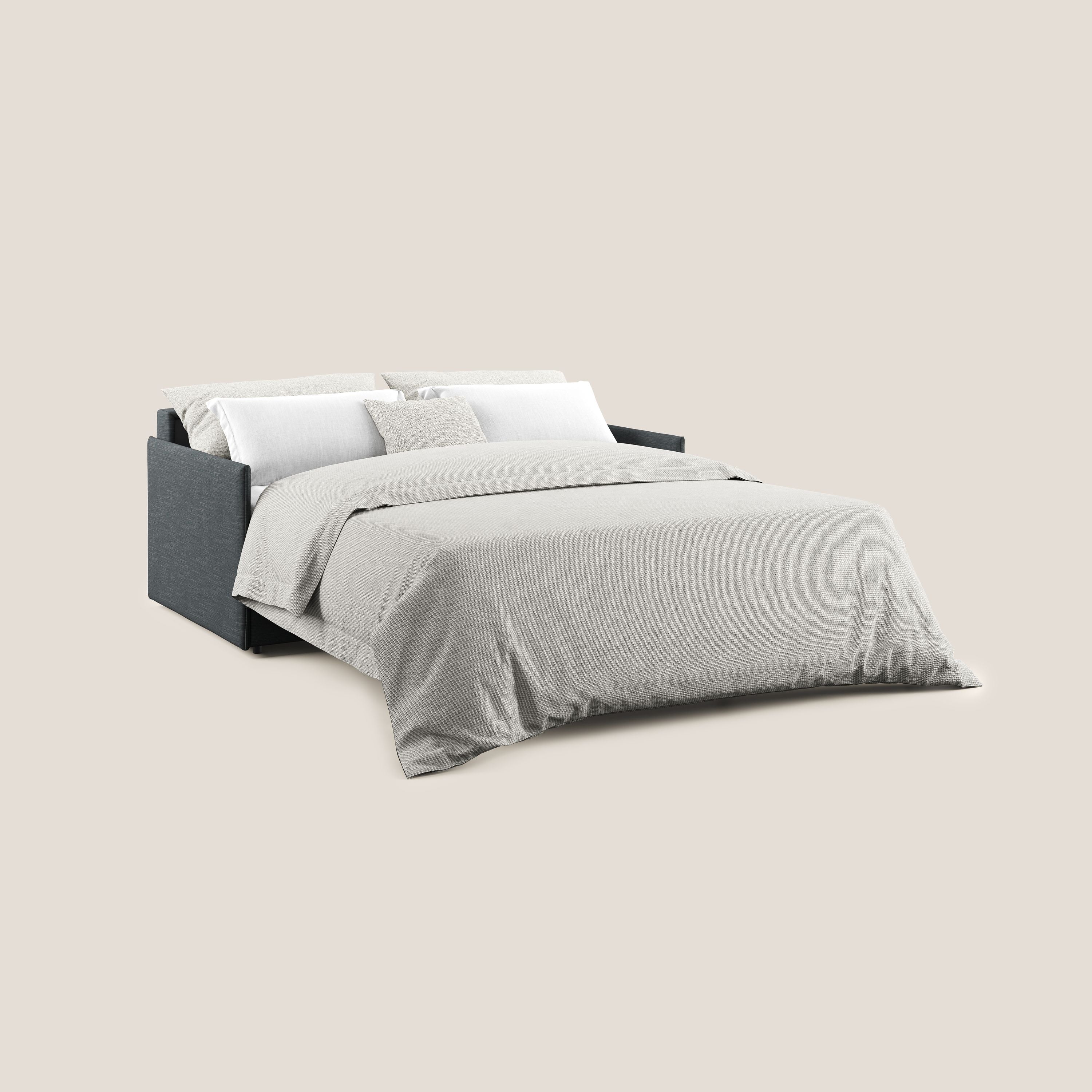 Evans Divano letto in tessuto Ecosostenibile antracite - divitt.sbs