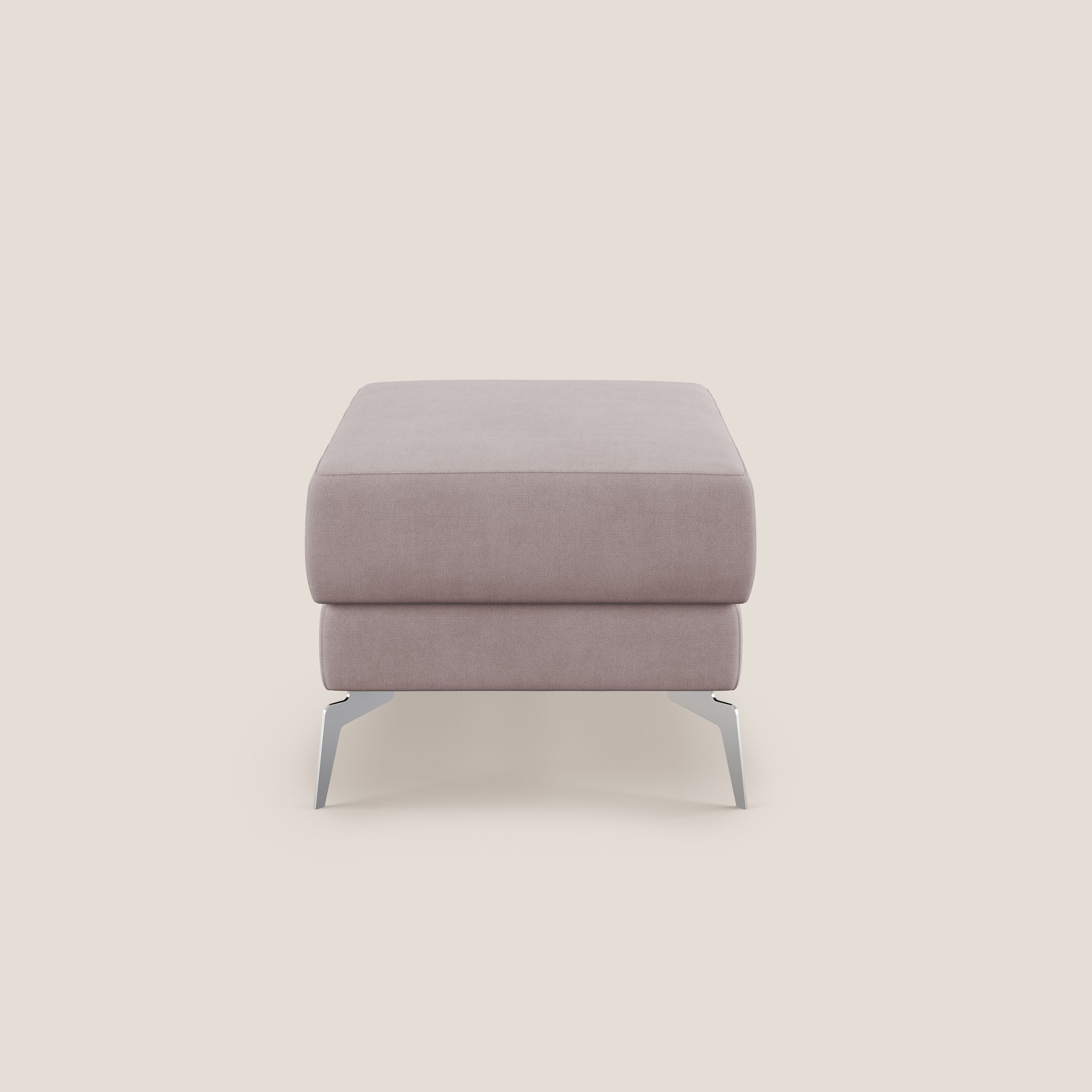 Star Pouf con piedini alti in tessuto impermeabile T02 rosa - divitt.sbs