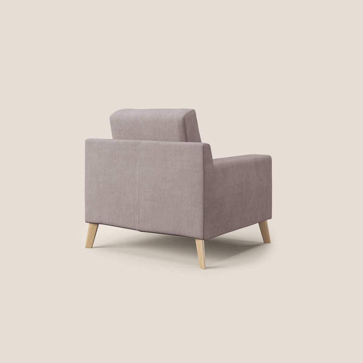 Danish poltroncina in tessuto morbido impermeabile T02 rosa - divitt.sbs