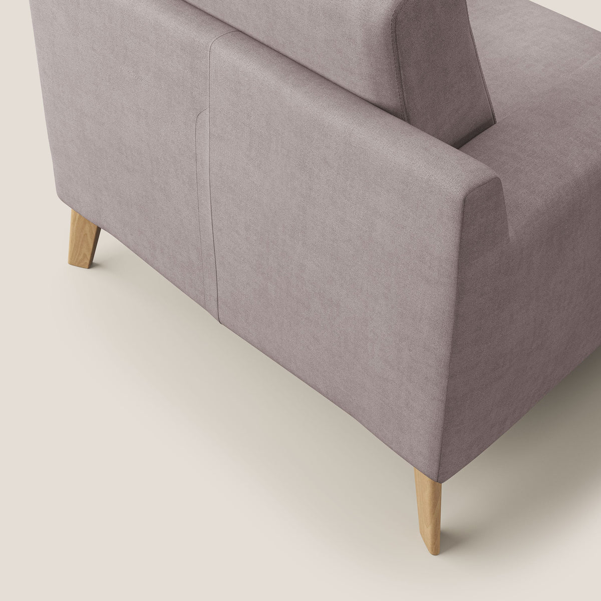 Danish poltroncina in tessuto morbido impermeabile T02 rosa - divitt.sbs