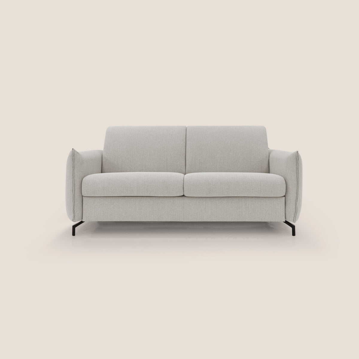 Scarlet divano letto in tessuto misto cotone impermeabile T19 panna - divitt.sbs