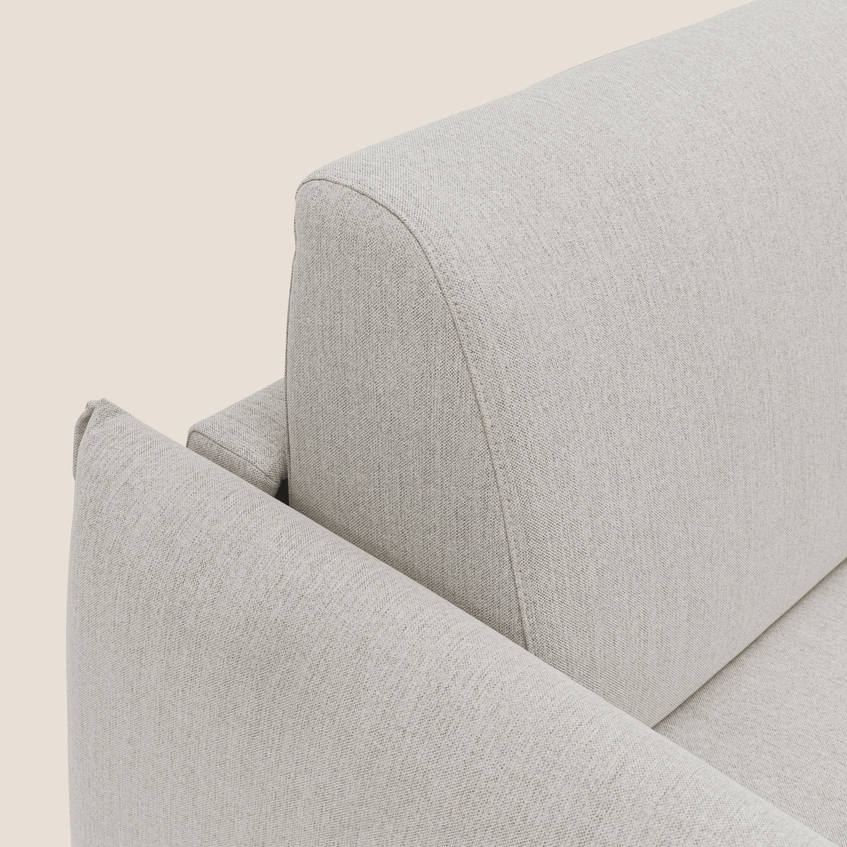Scarlet divano letto in tessuto misto cotone impermeabile T19 panna - divitt.sbs