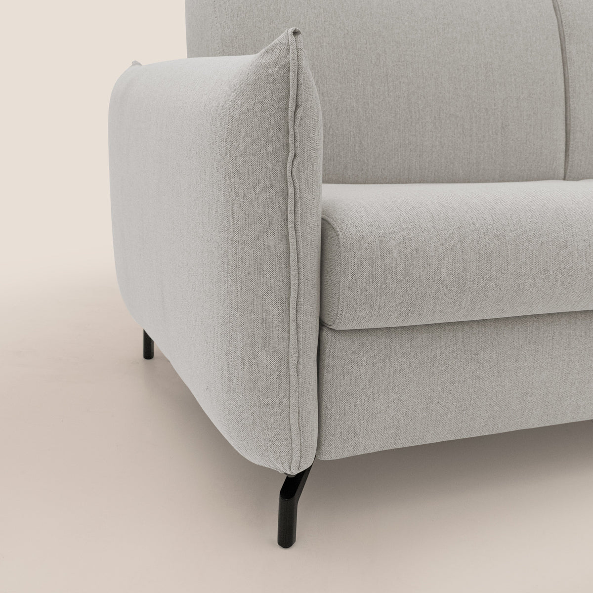 Scarlet divano letto in tessuto misto cotone impermeabile T19 panna - divitt.sbs