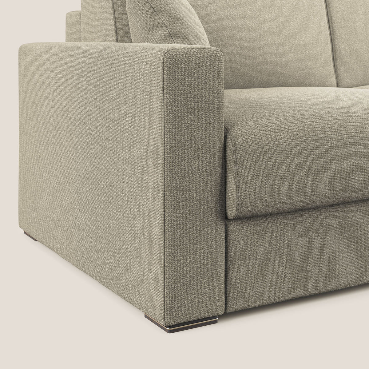 Best Divano letto matrimoniale in tessuto smacchiabile QuickClean T08 panna - divitt.sbs