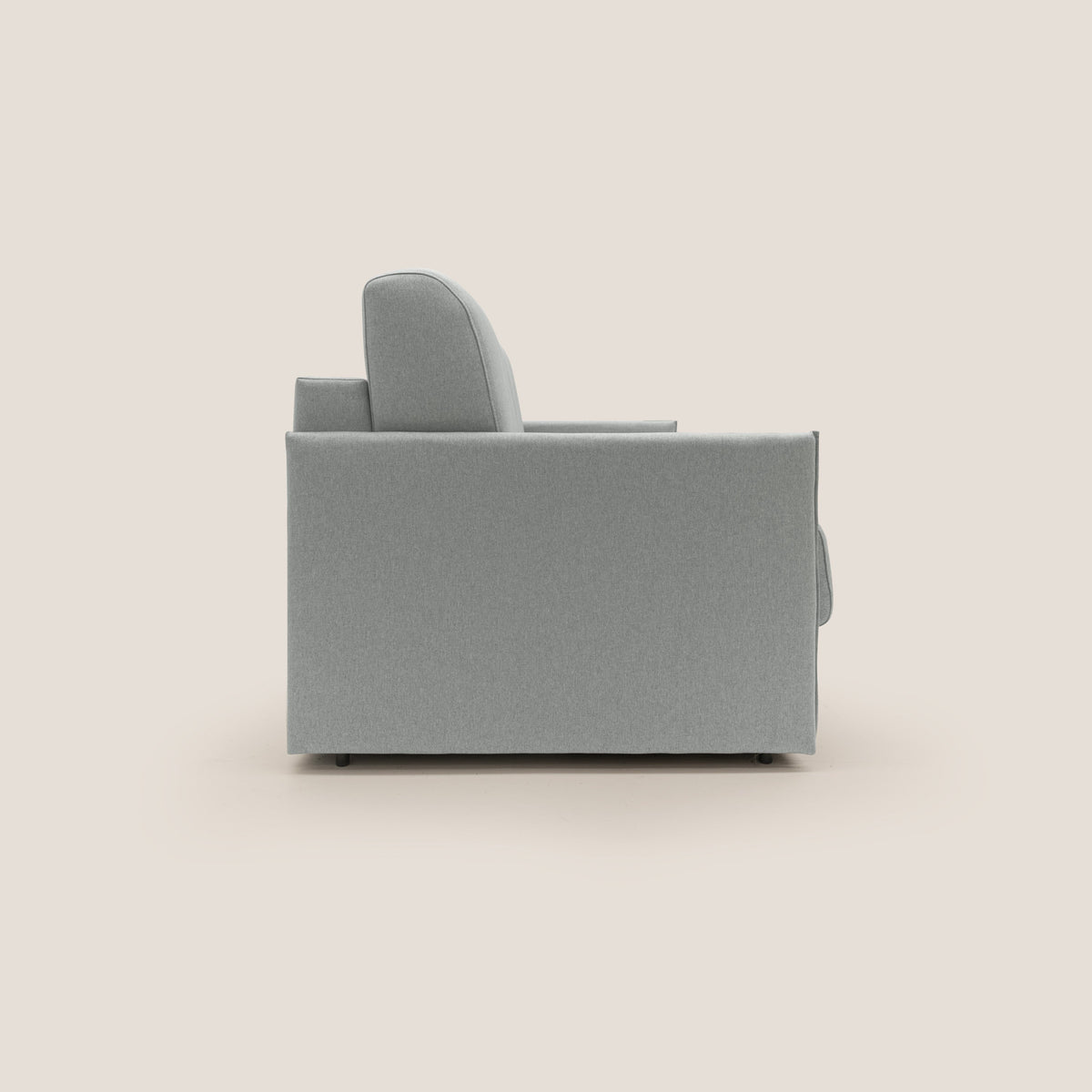Evans Divano letto matrimoniale in tessuto impermeabile T13 grigio - divitt.sbs