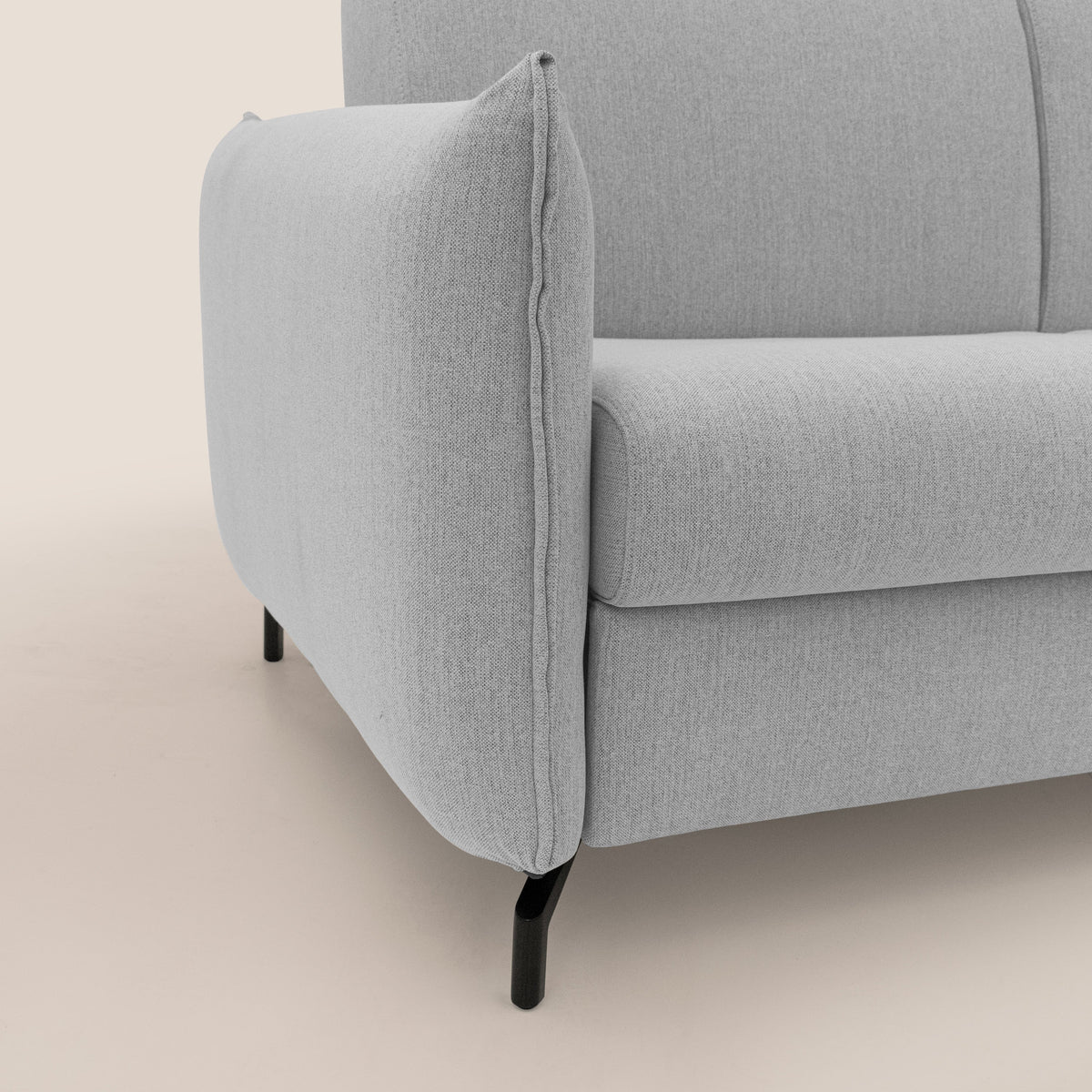 Scarlet divano letto in tessuto misto cotone impermeabile T19 grigio - divitt.sbs
