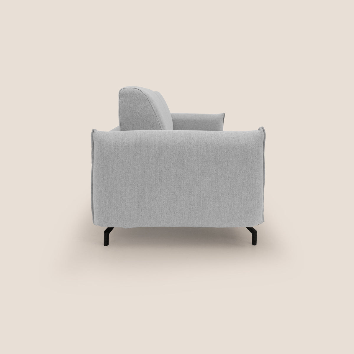 Scarlet divano letto in tessuto misto cotone impermeabile T19 grigio - divitt.sbs