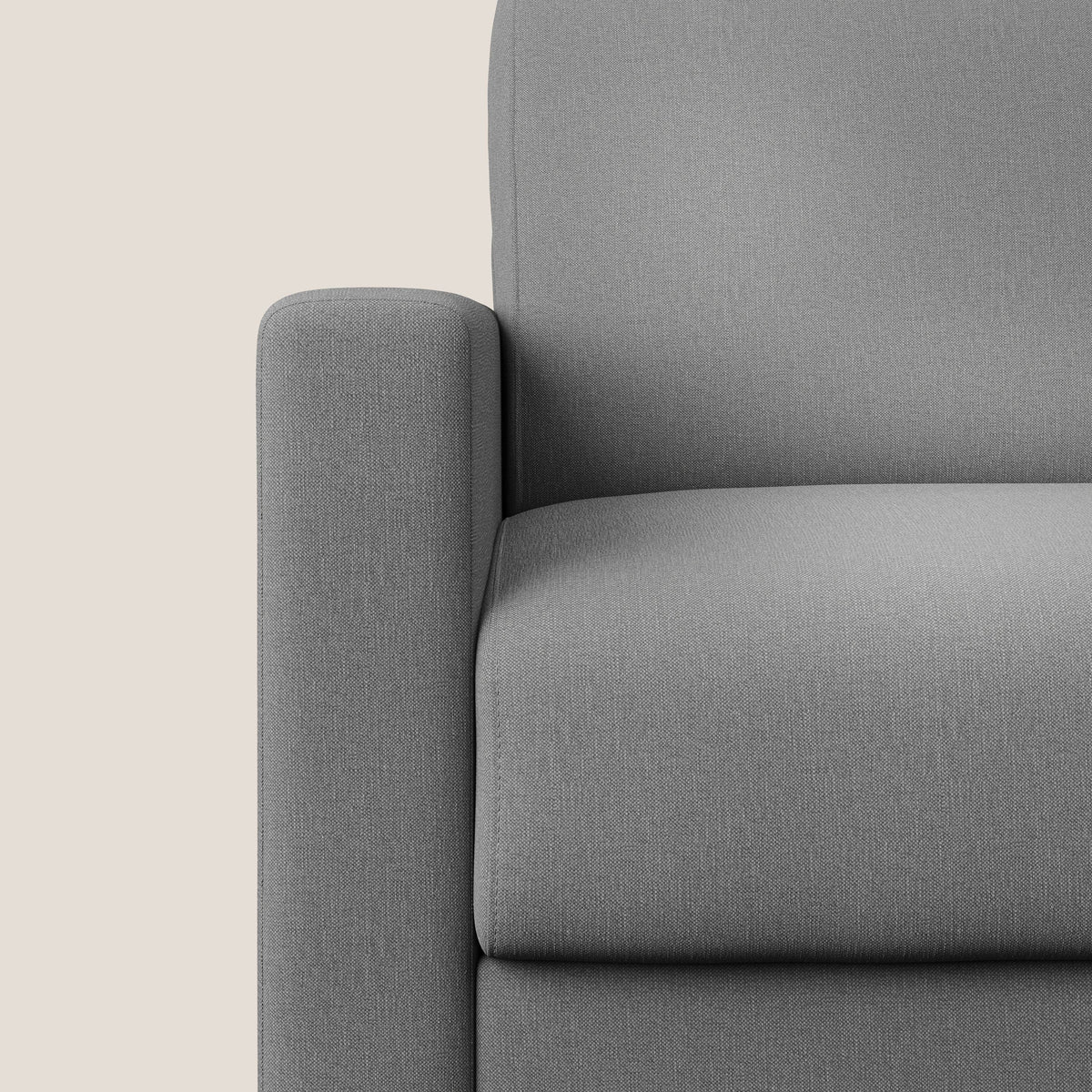 Chris poltrona letto in tessuto impermeabile T13 grigio - divitt.sbs