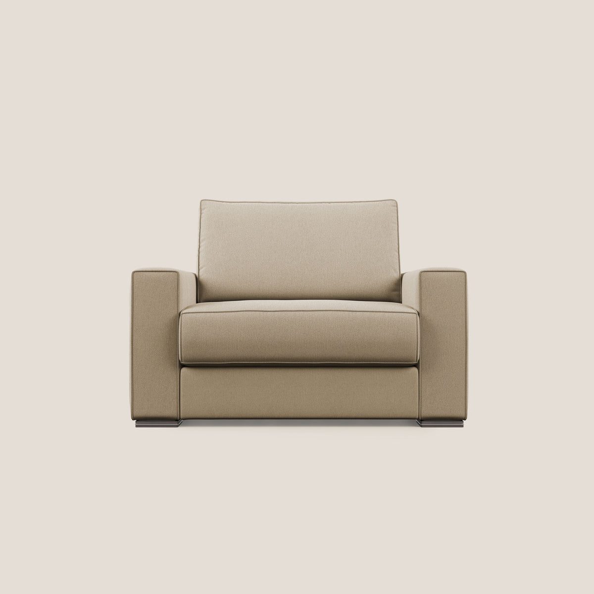 Dream poltrona letto in tessuto smacchiabile T05 beige - divitt.sbs