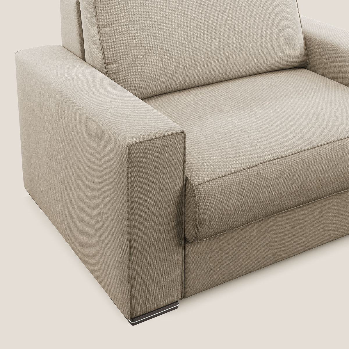 Dream poltrona letto in tessuto smacchiabile T05 beige - divitt.sbs