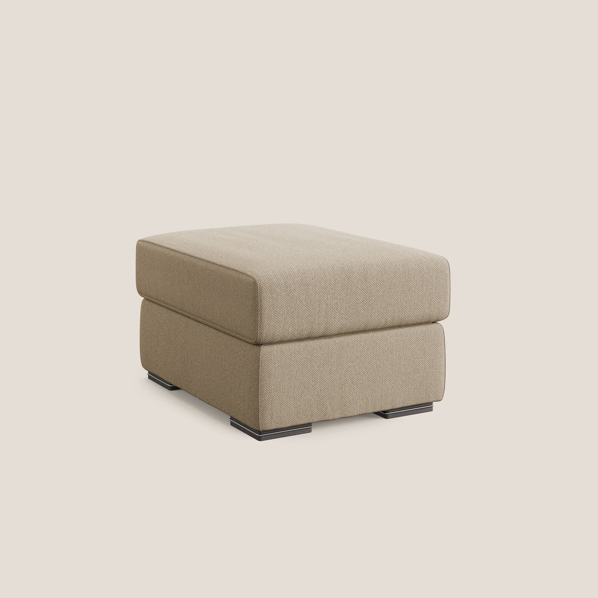Sun pouf apribile contenitore in tessuto smacchiabile ad acqua T05 beige - divitt.sbs
