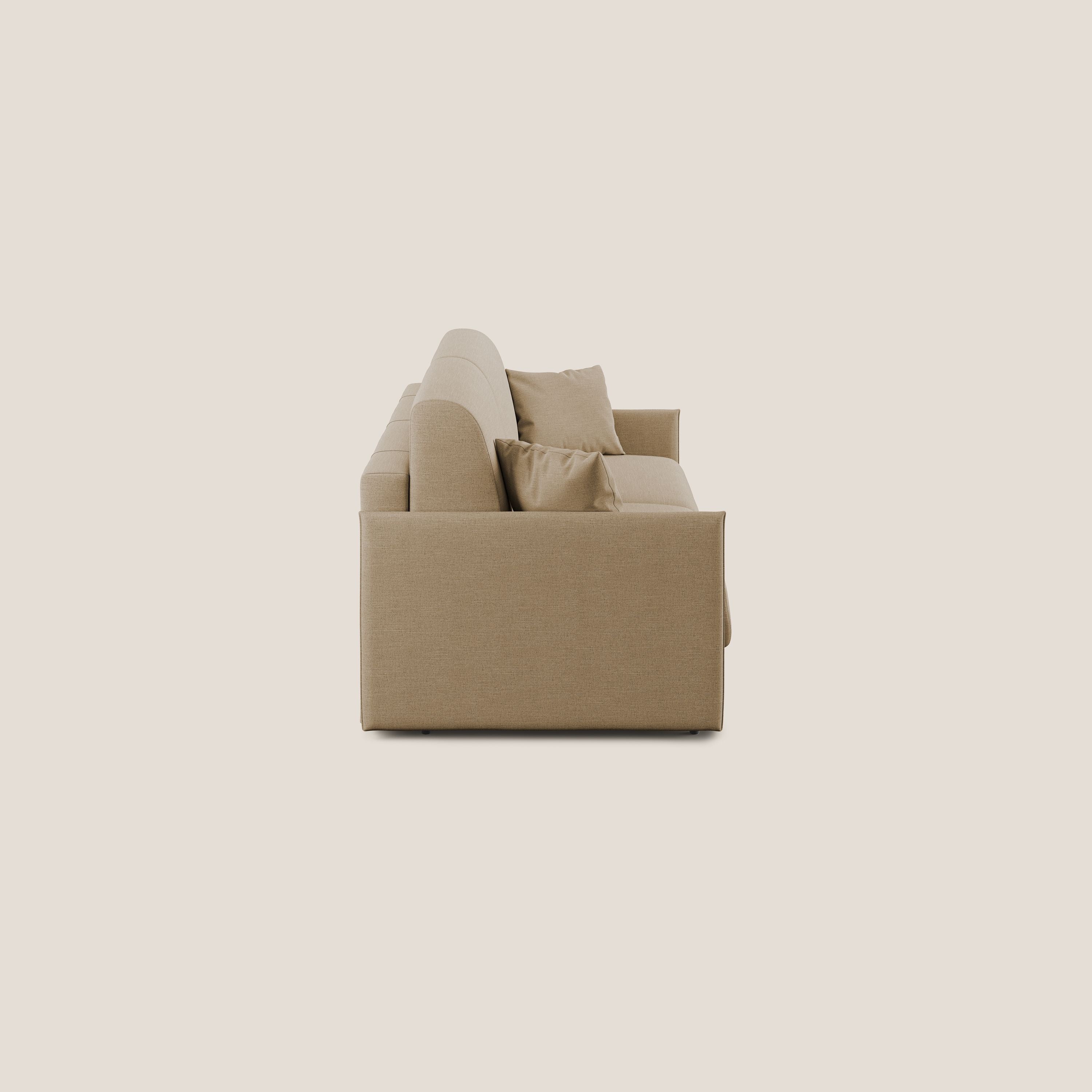 Evans Divano letto in tessuto Ecosostenibile beige - divitt.sbs