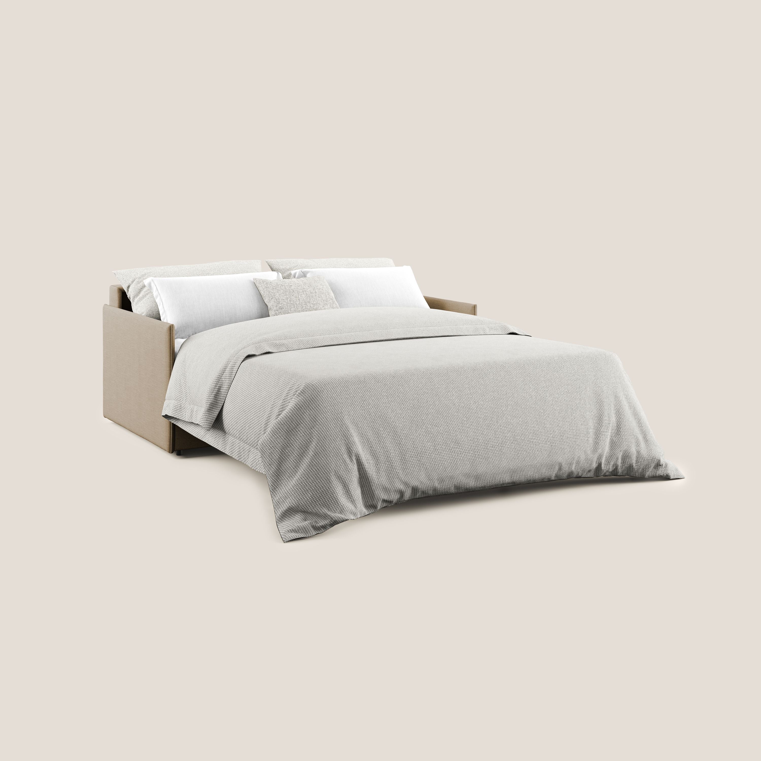Evans Divano letto in tessuto Ecosostenibile beige - divitt.sbs