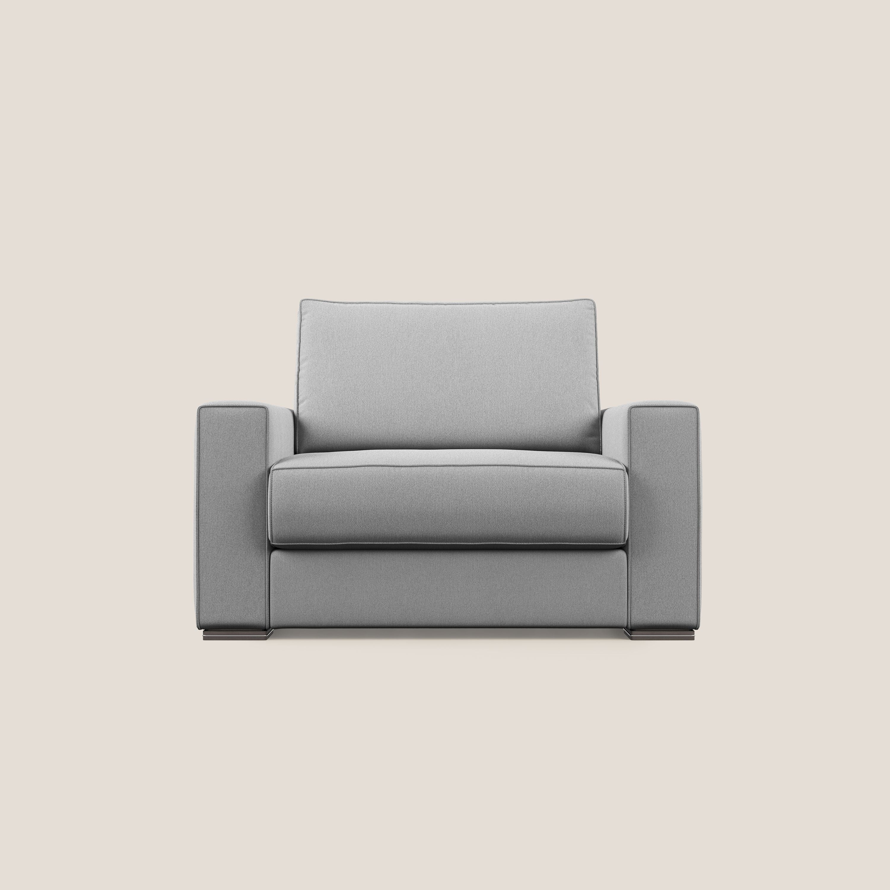Dream poltrona letto in tessuto smacchiabile T05 grigio - divitt.sbs