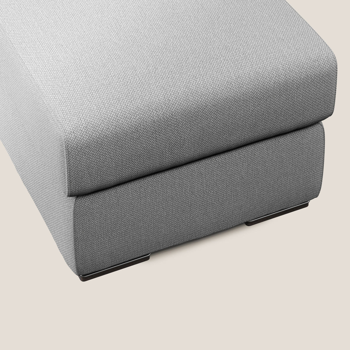 Sun pouf apribile contenitore in tessuto smacchiabile ad acqua T05 grigio - divitt.sbs