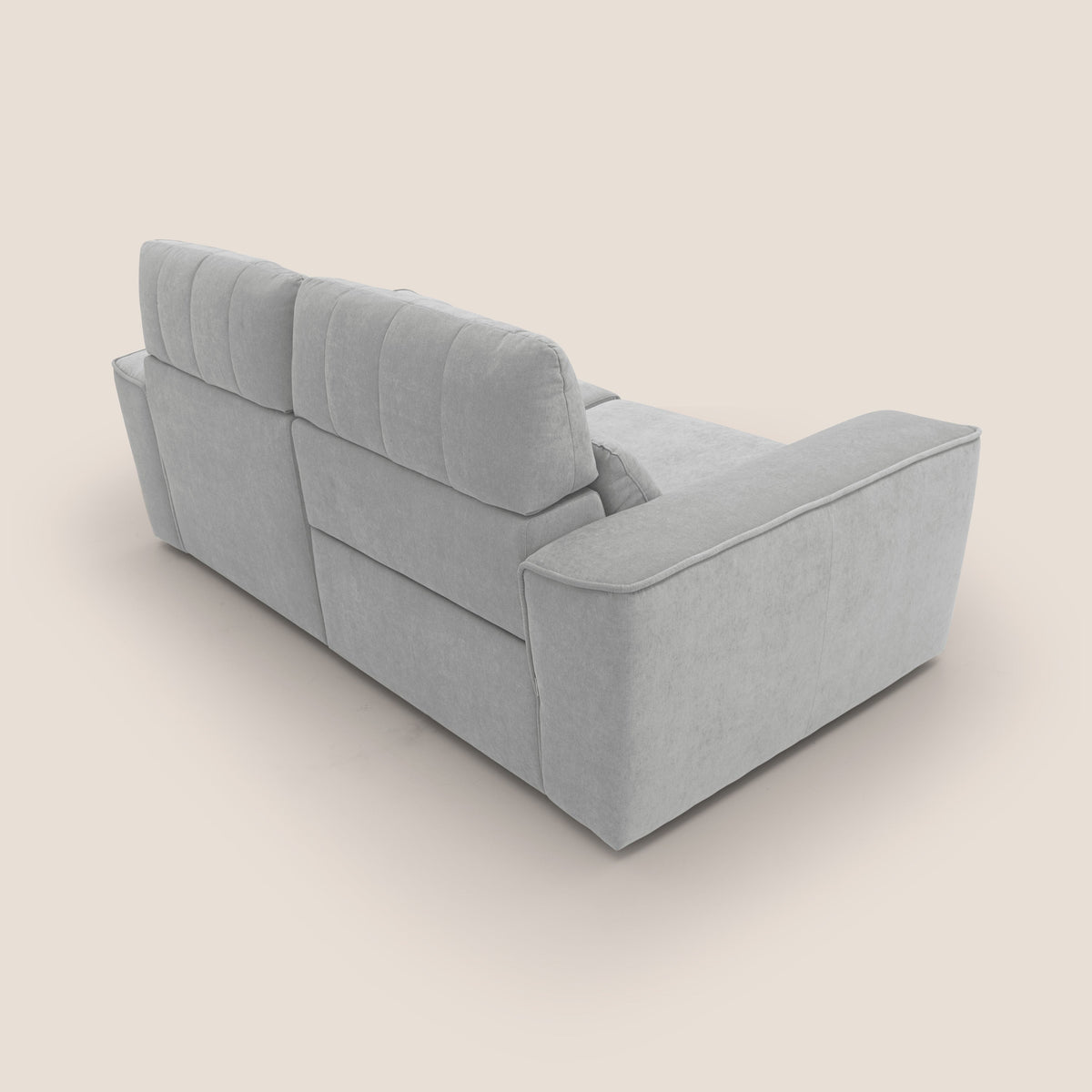 Clark Divano modulare con opzione relax elettrico in tessuto smacchiabile impermeabile T17 grigio - divitt.sbs