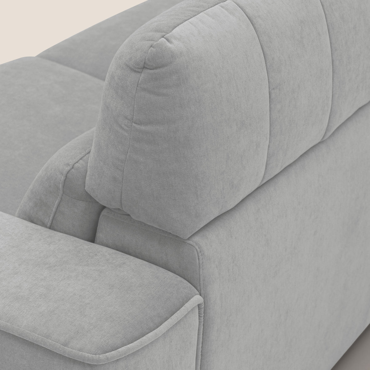 Clark Divano modulare angolare REVERSIBILE con opzione relax elettrico in tessuto smacchiabile impermeabile T17 grigio - divitt.sbs