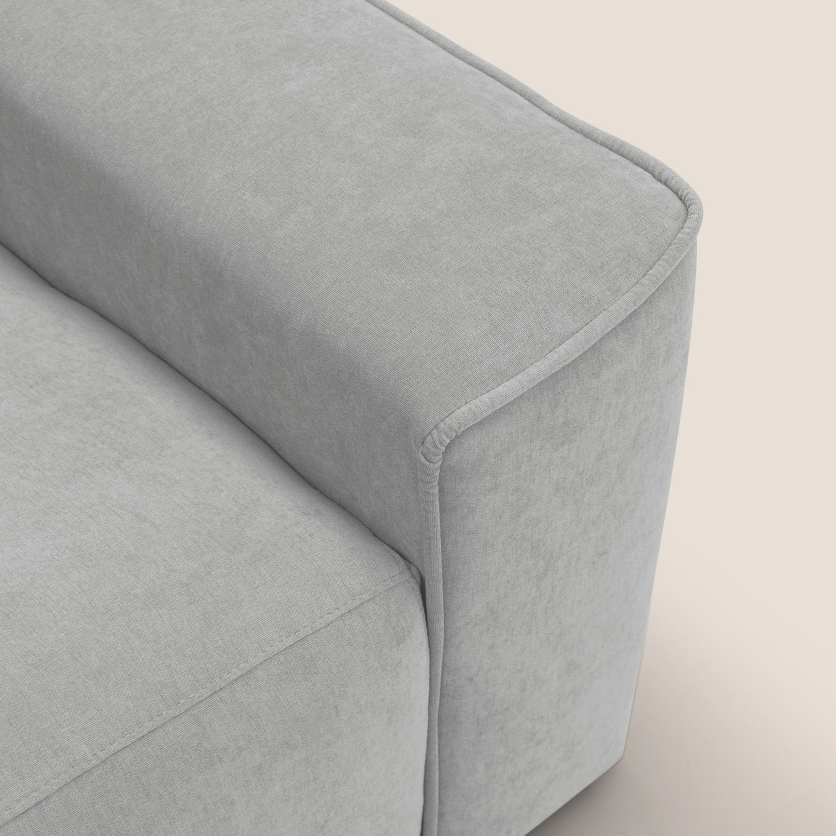 Clark Divano modulare 3 sedute con opzione relax elettrico in tessuto smacchiabile impermeabile T17 grigio - divitt.sbs