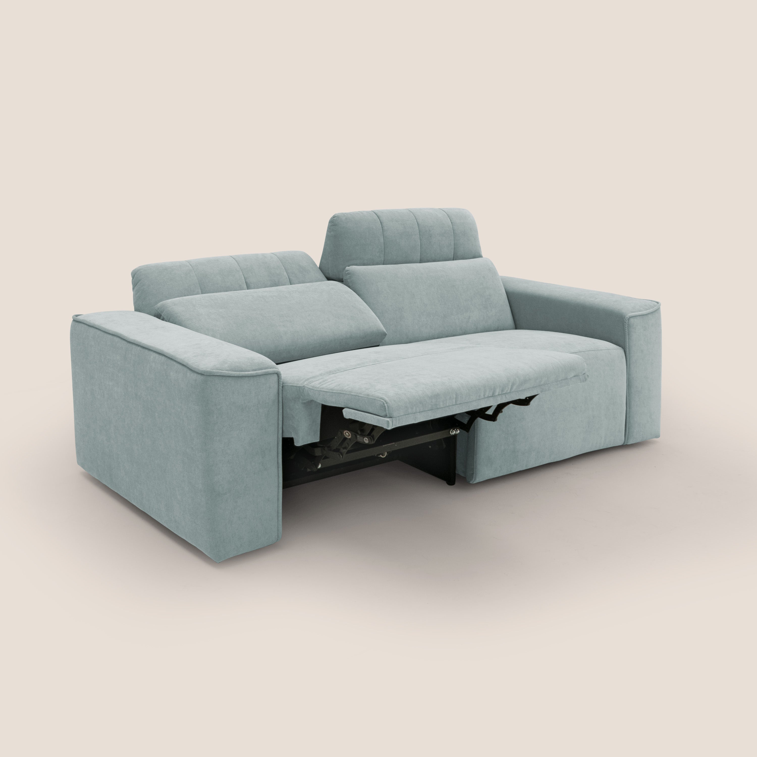 Clark Divano modulare con opzione relax elettrico in tessuto smacchiabile impermeabile T17 - divitt.sbs