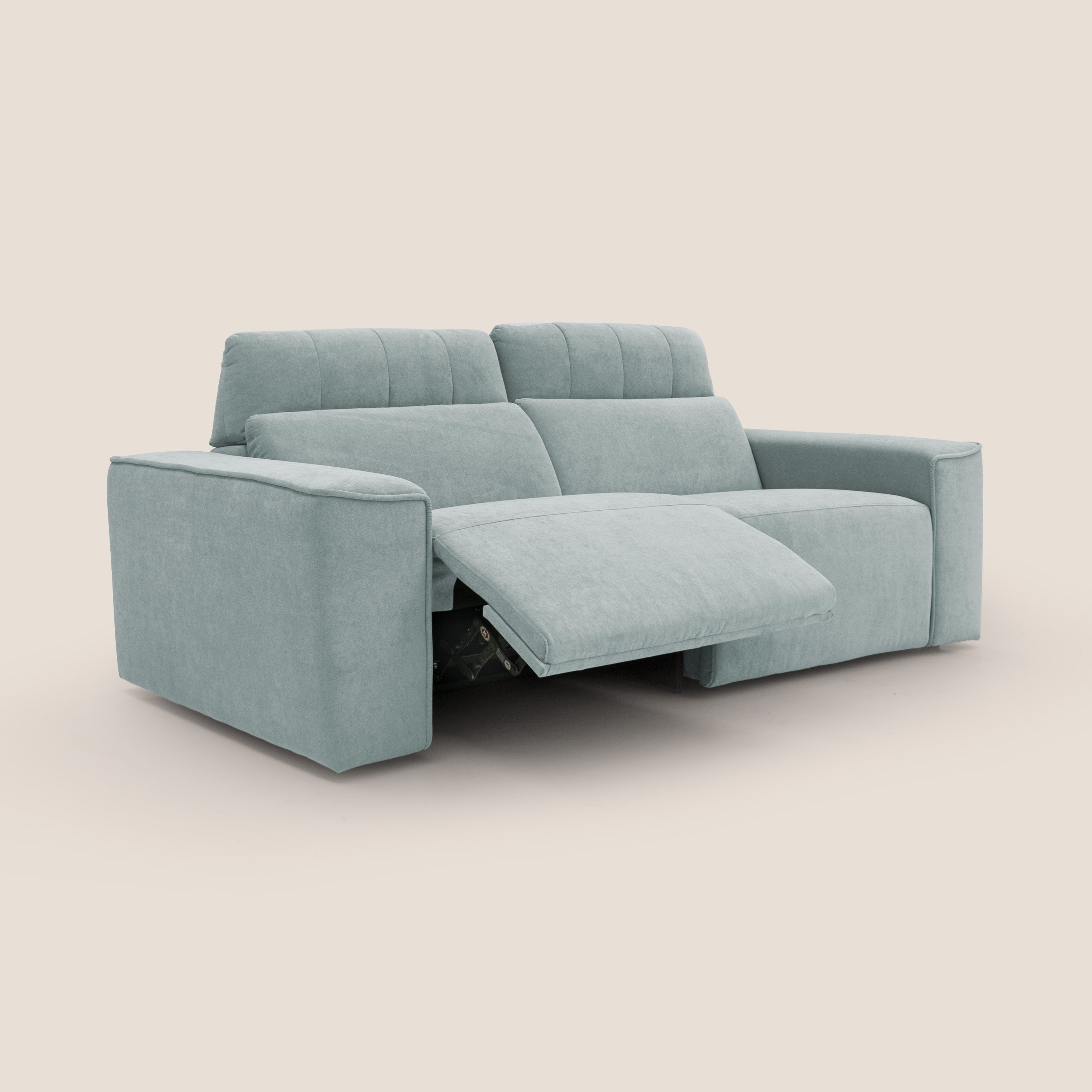 Clark Divano modulare con opzione relax elettrico in tessuto smacchiabile impermeabile T17 - divitt.sbs