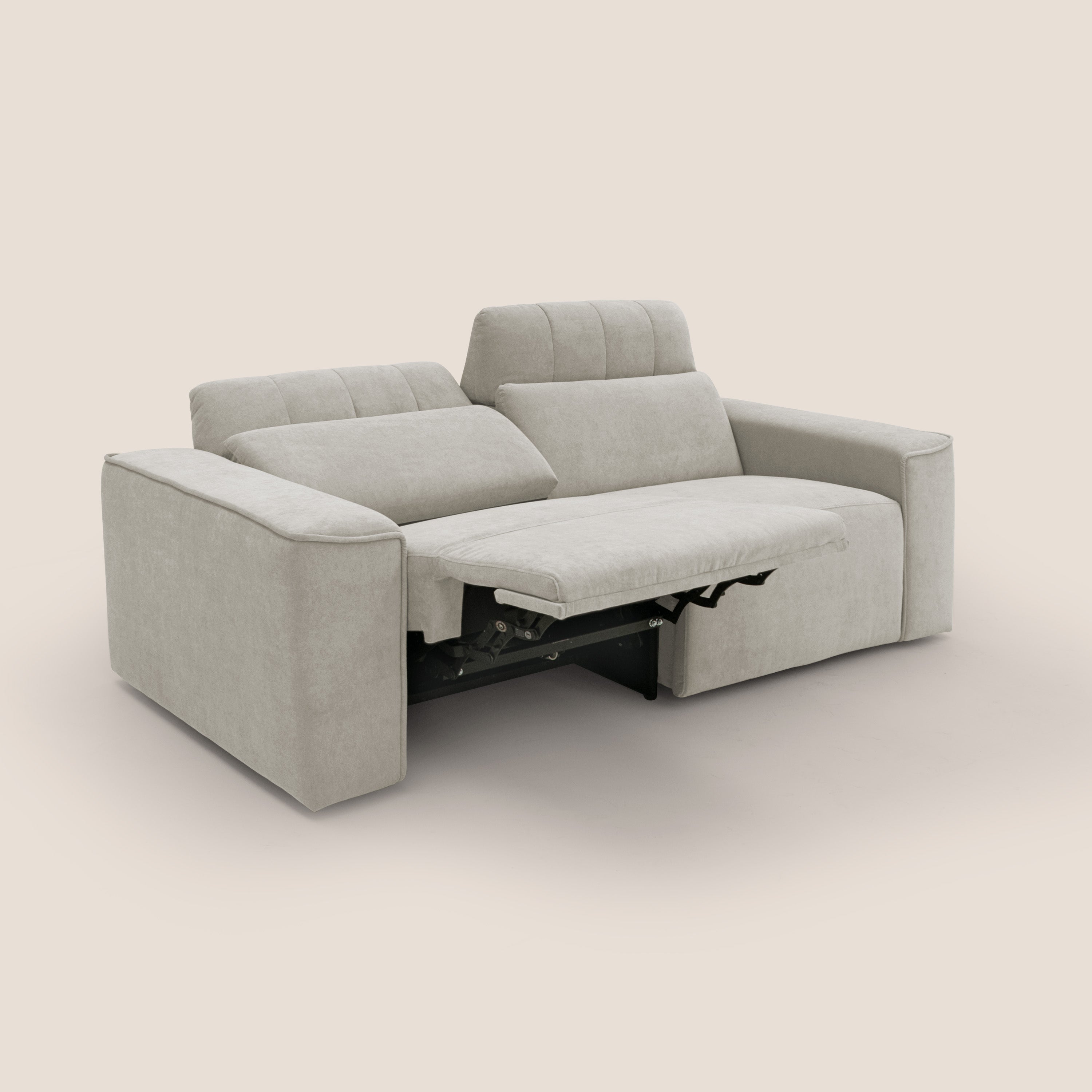 Clark Divano modulare con opzione relax elettrico in tessuto smacchiabile impermeabile T17 - divitt.sbs