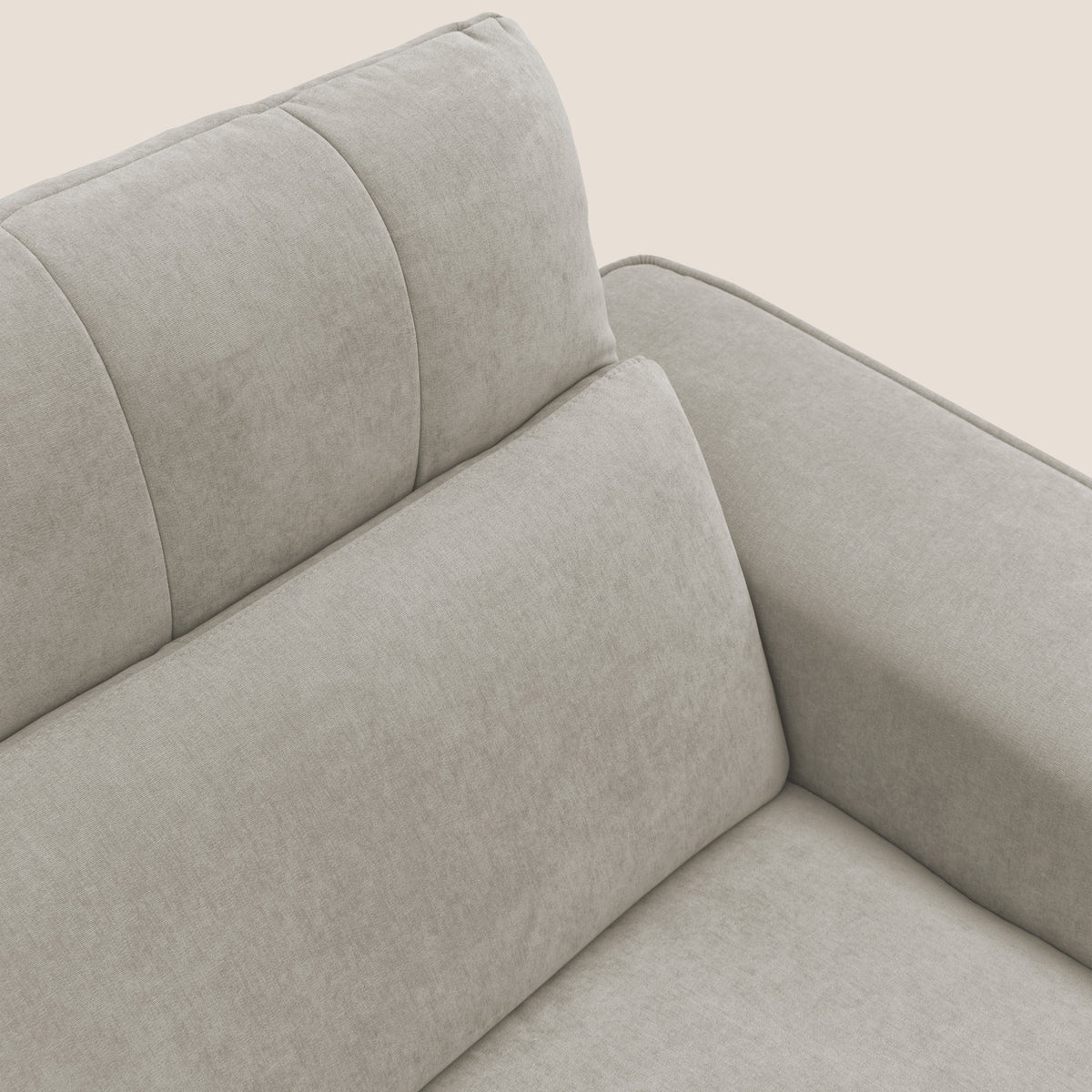 Clark Divano modulare angolare REVERSIBILE con opzione relax elettrico in tessuto smacchiabile impermeabile T17 panna - divitt.sbs