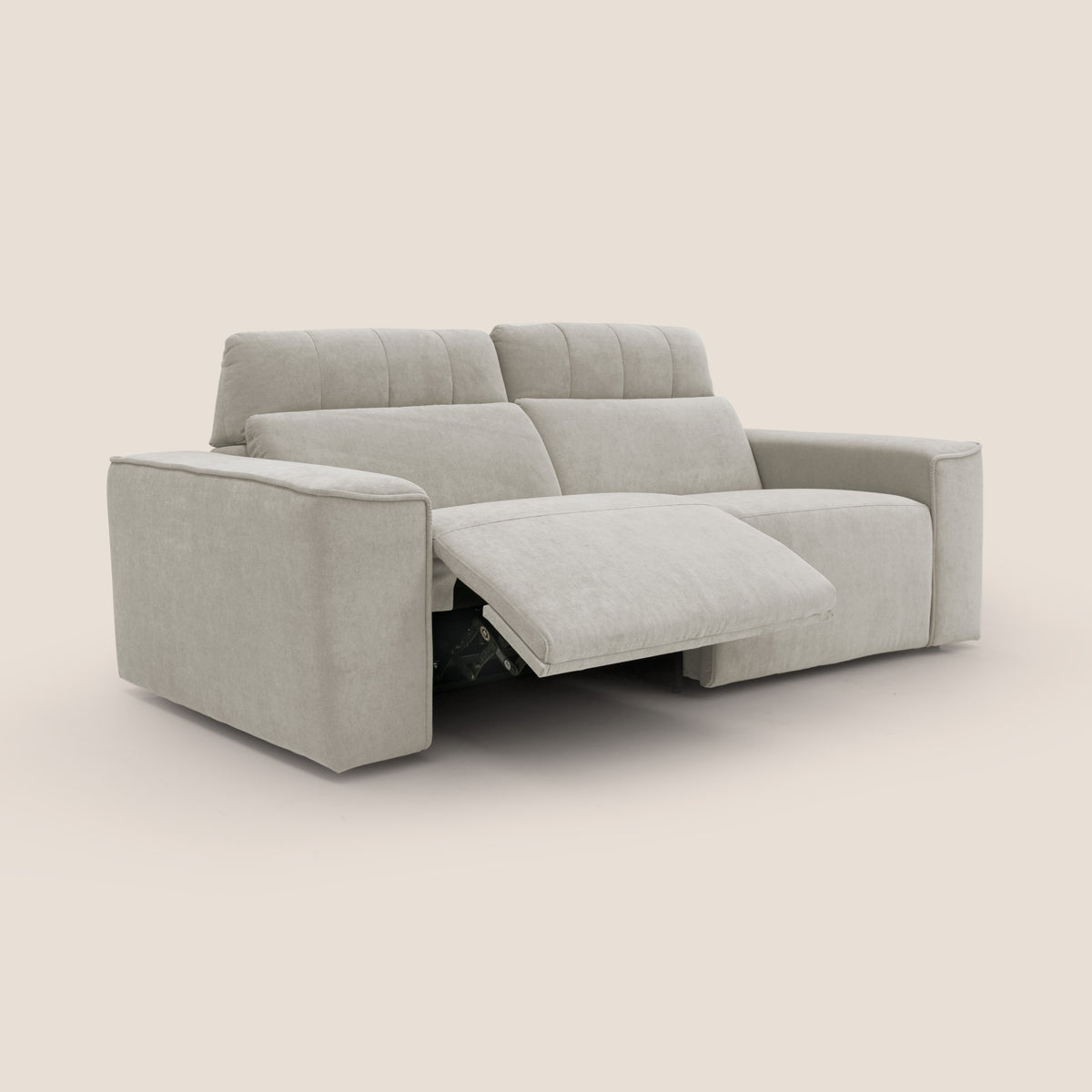 Clark Divano modulare con opzione relax elettrico in tessuto smacchiabile impermeabile T17 - divitt.sbs