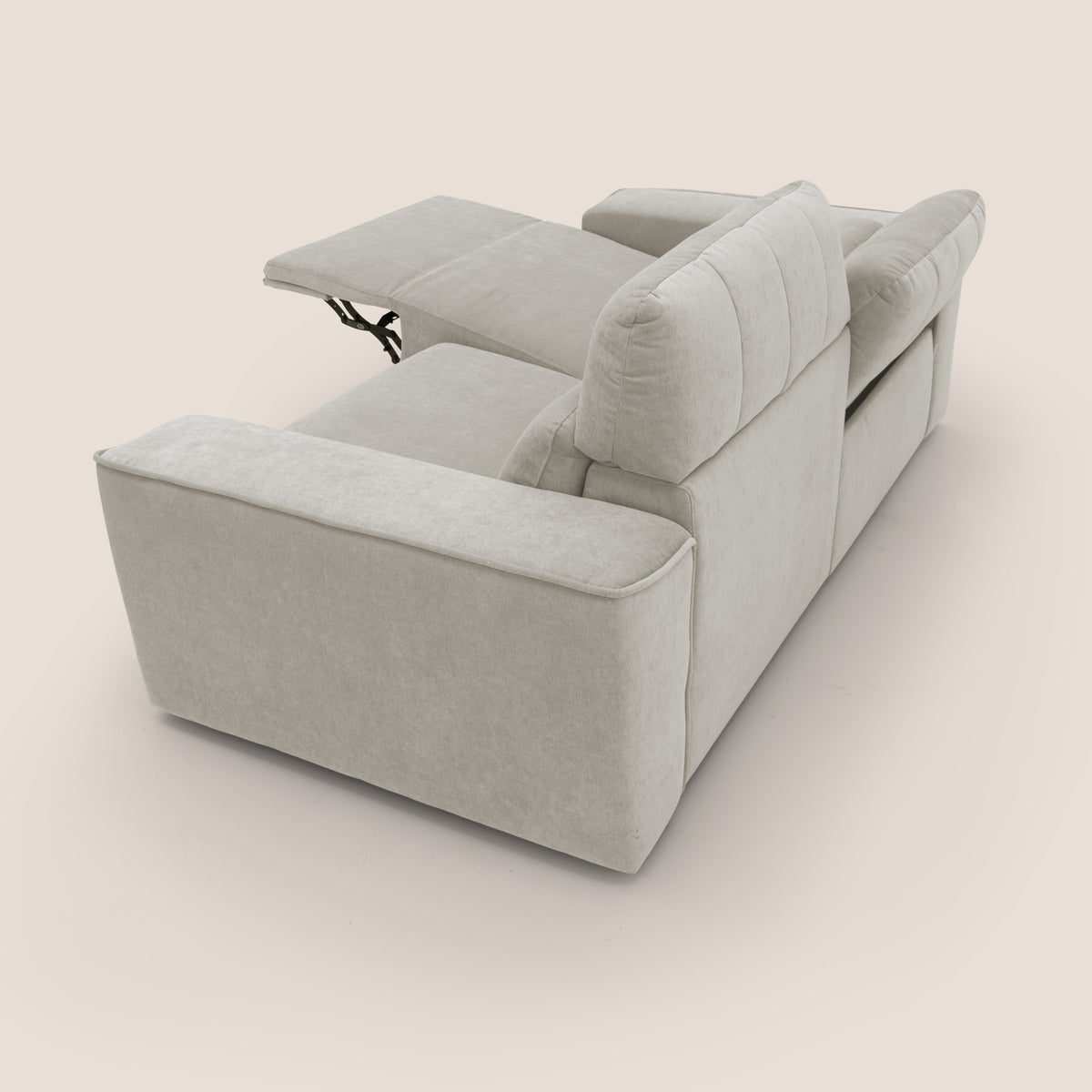 Clark Divano modulare con opzione relax elettrico in tessuto smacchiabile impermeabile T17 - divitt.sbs