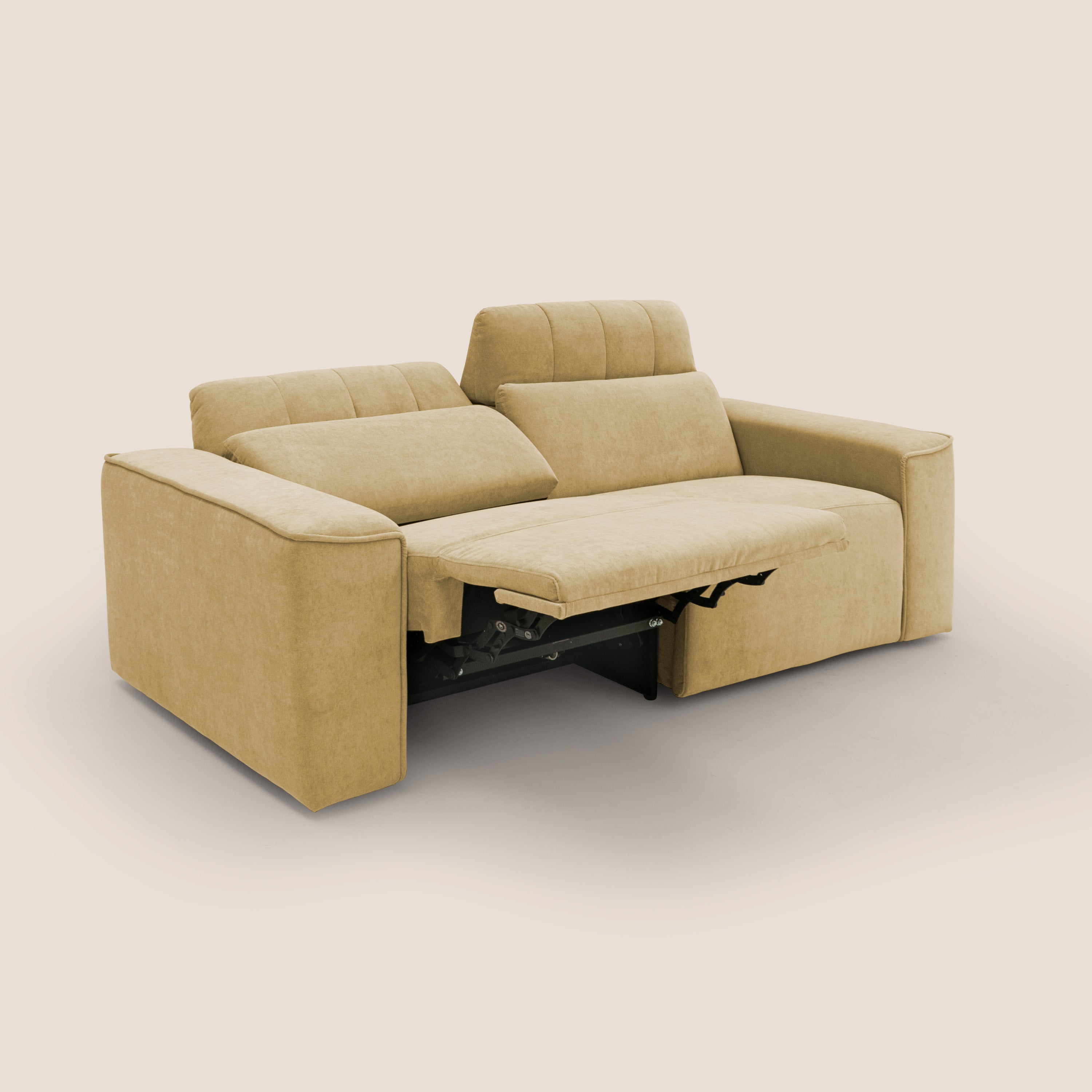 Clark Divano modulare con opzione relax elettrico in tessuto smacchiabile impermeabile T17 - divitt.sbs