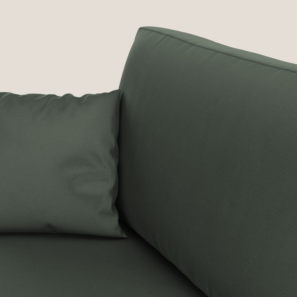 Andromeda divano letto angolare in velluto morbido impermeabile T01 verde - divitt.sbs