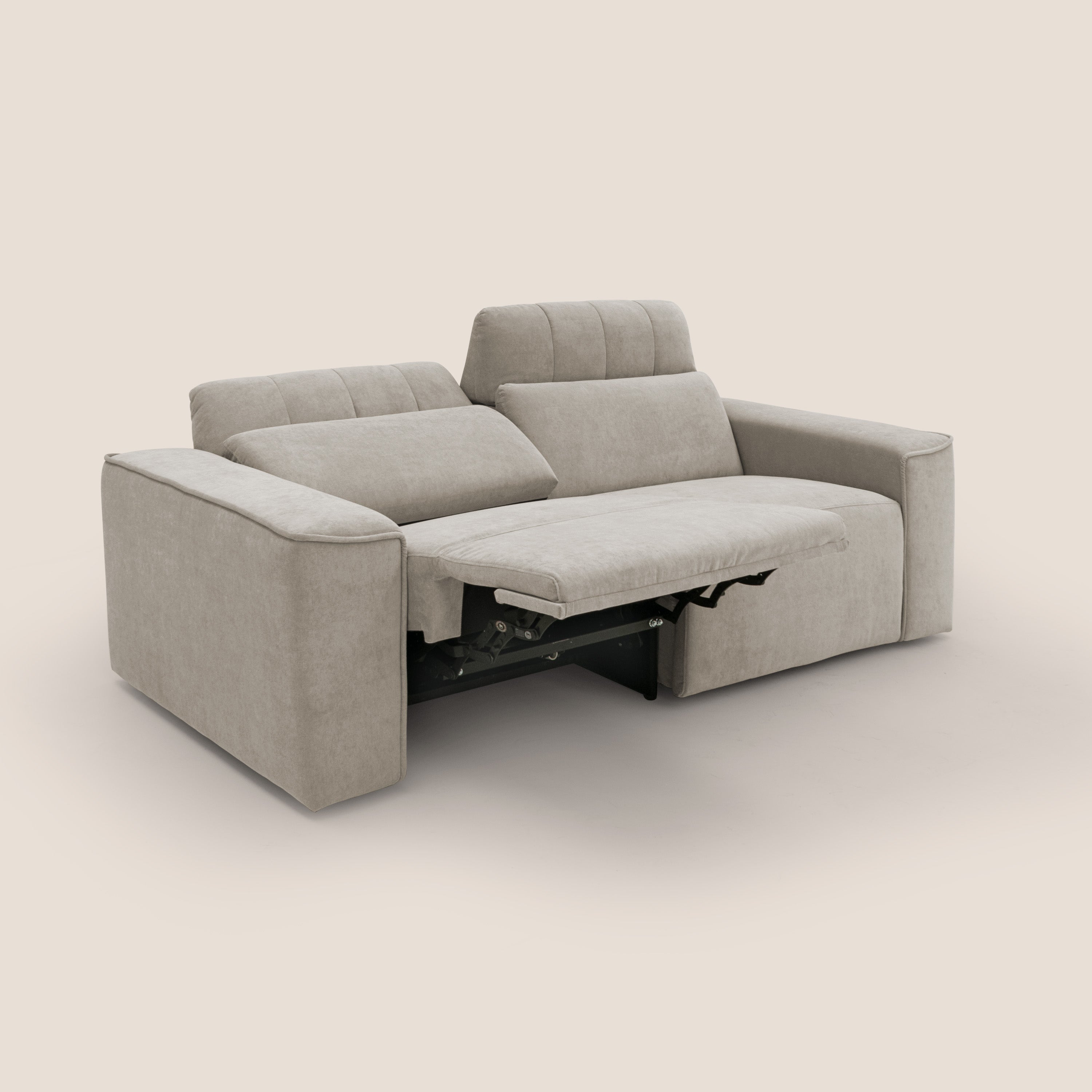 Clark Divano modulare con opzione relax elettrico in tessuto smacchiabile impermeabile T17 - divitt.sbs
