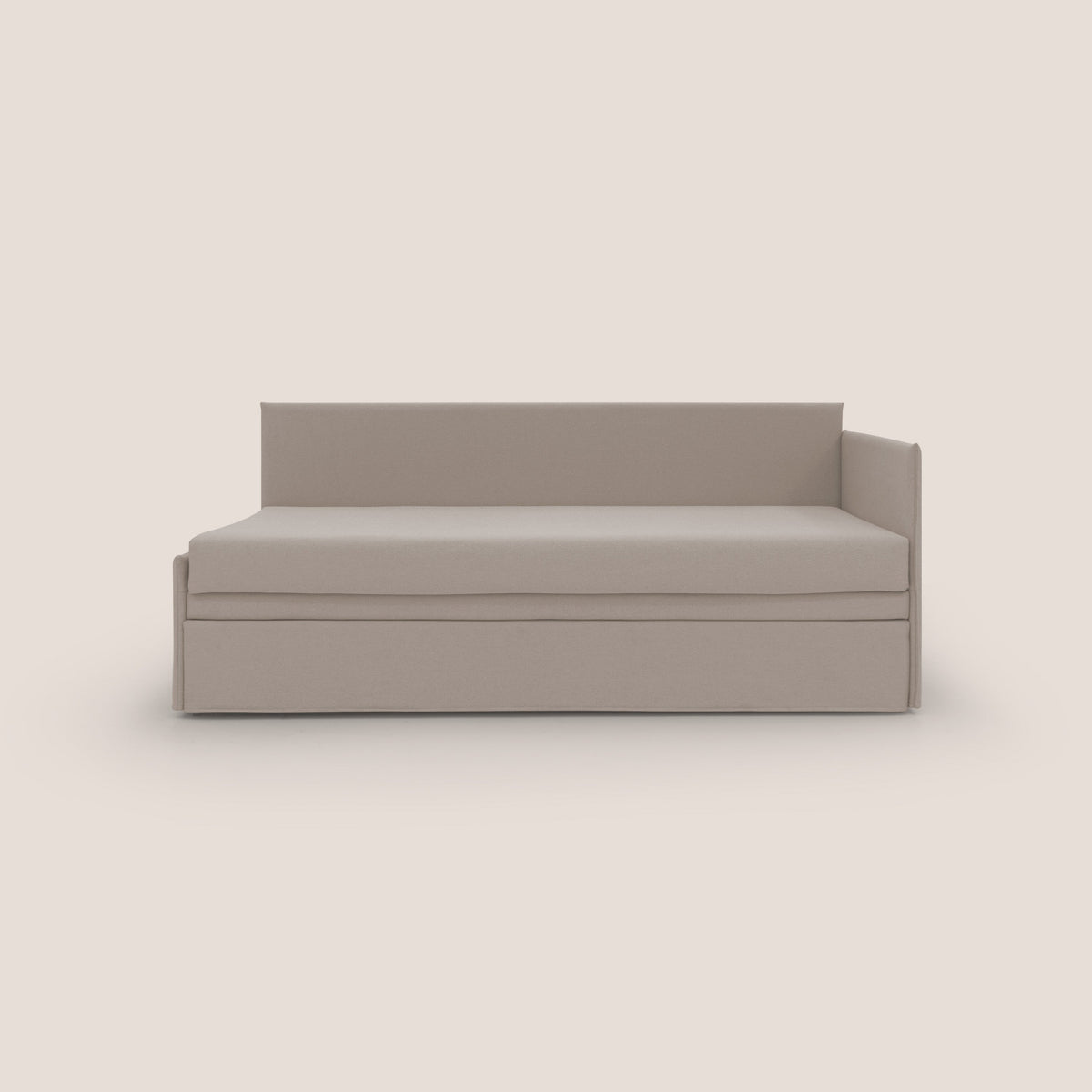 Durini Divano duplex con doppio letto in tessuto simil cotone impermeabile T13 panna - divitt.sbs