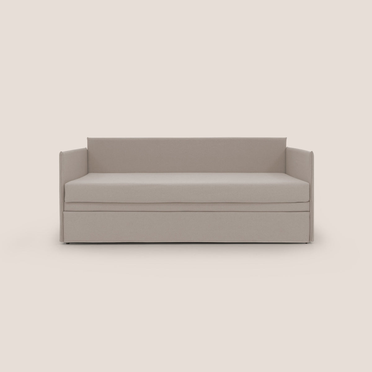 Brenta Divano duplex con doppio letto in tessuto simil cotone impermeabile T13 panna - divitt.sbs
