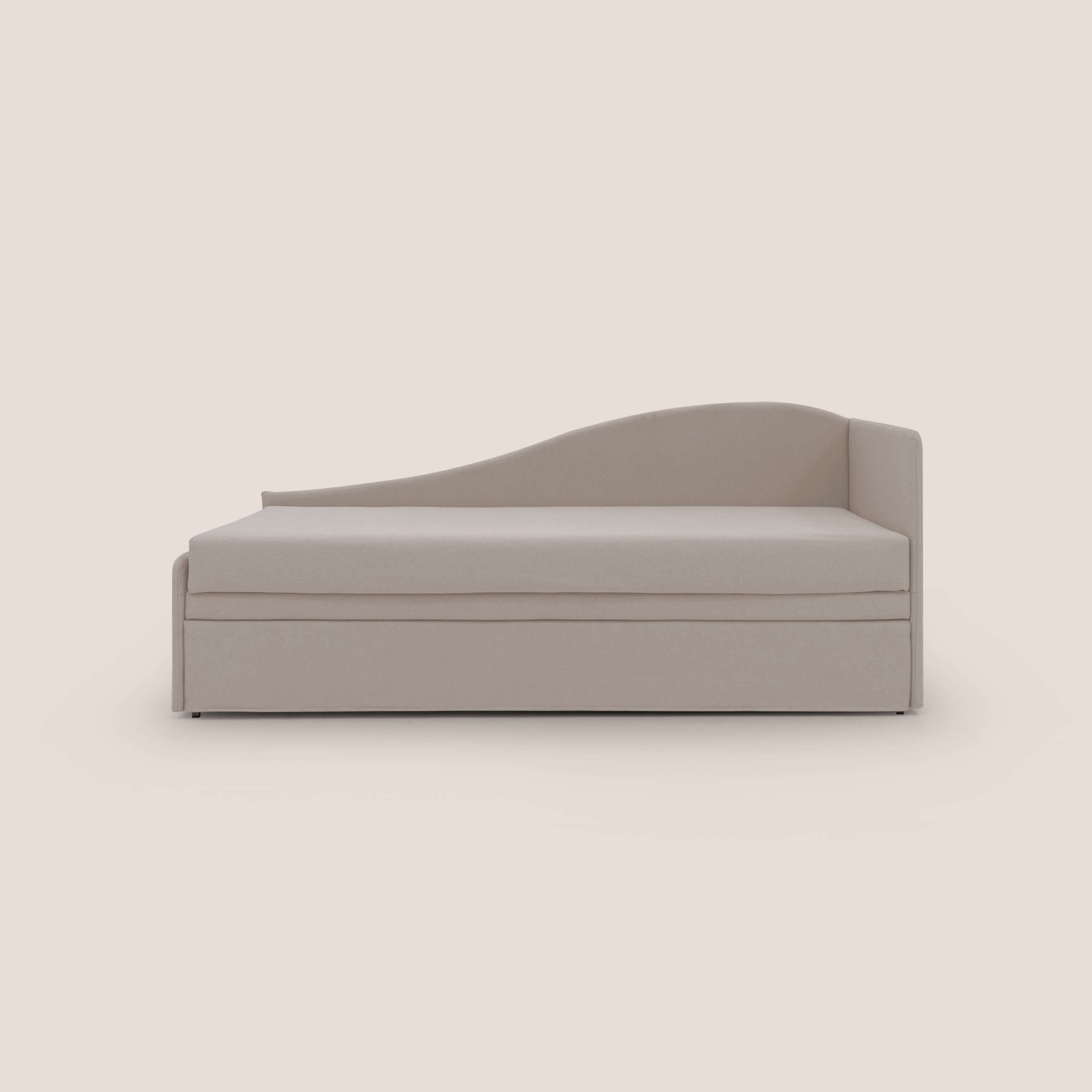Nolo Divano duplex con doppio letto in tessuto simil cotone impermeabile T13 panna - divitt.sbs