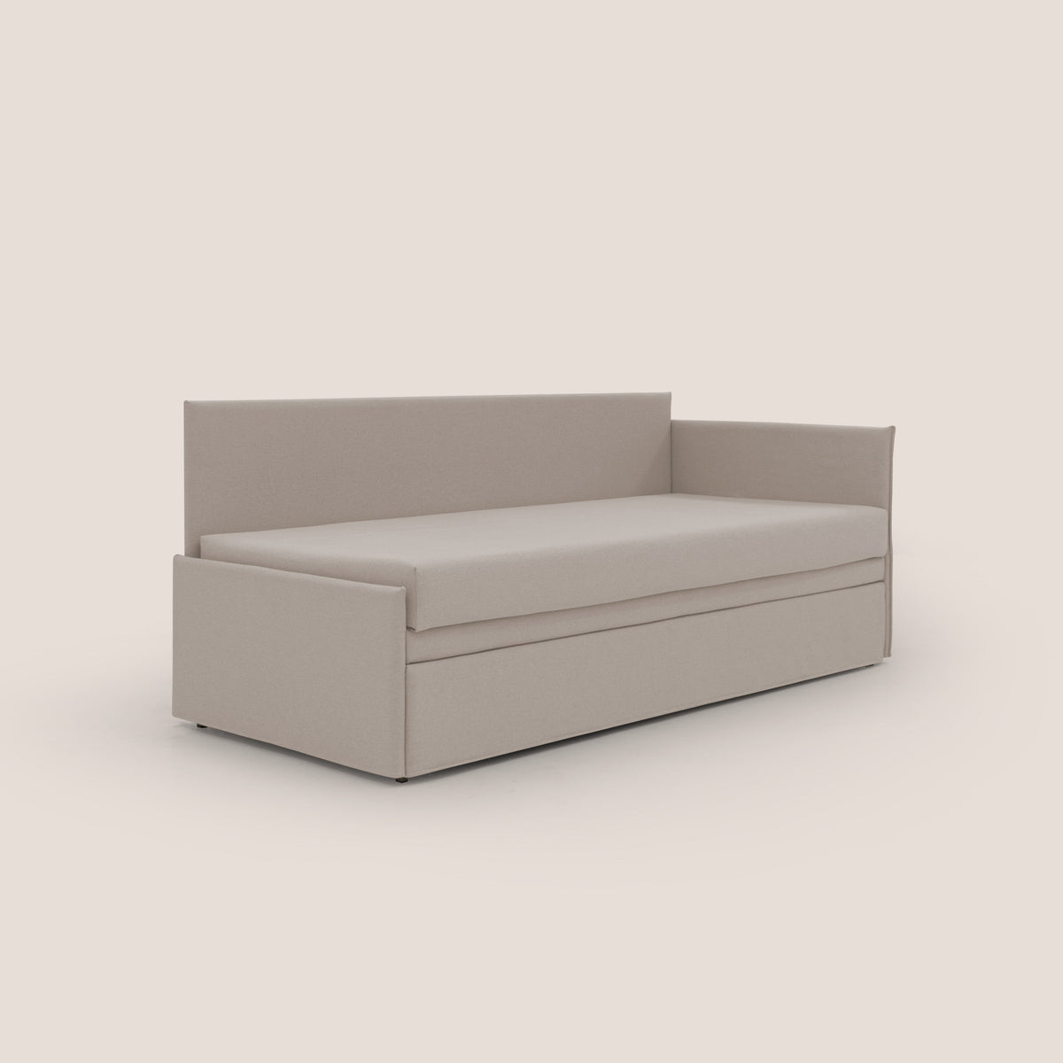 Durini Divano duplex con doppio letto in tessuto simil cotone impermeabile T13 panna - divitt.sbs