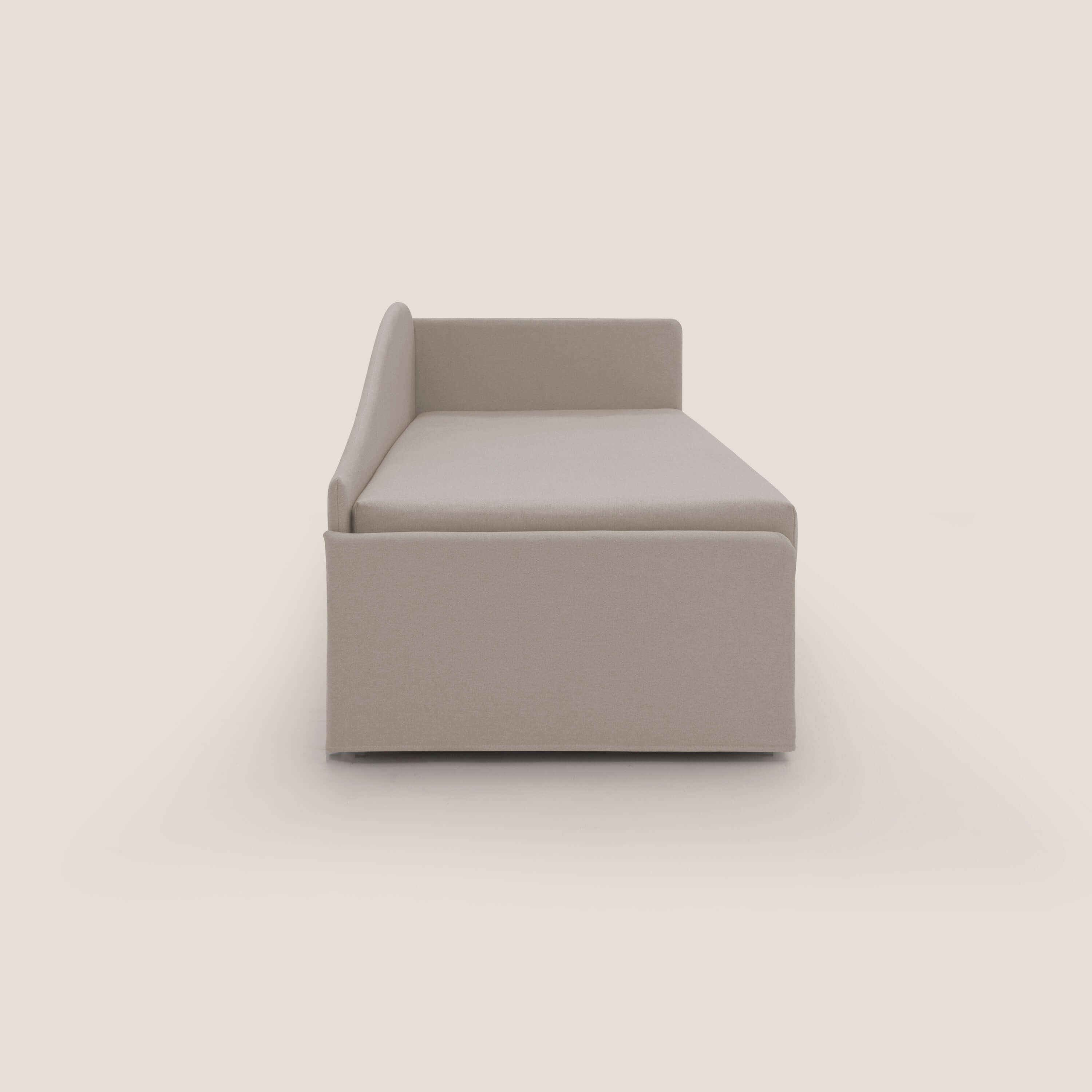 Nolo Divano duplex con doppio letto in tessuto simil cotone impermeabile T13 panna - divitt.sbs