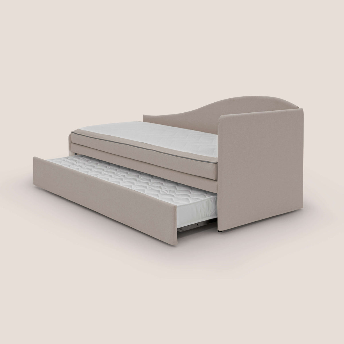Nolo Divano duplex con doppio letto in tessuto simil cotone impermeabile T13 panna - divitt.sbs