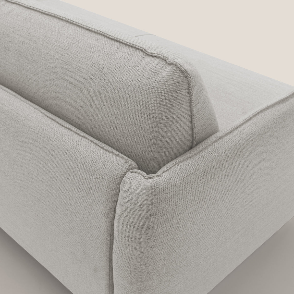 Texas Divano letto matrimoniale moderno in tessuto impermeabile T19 panna - divitt.sbs