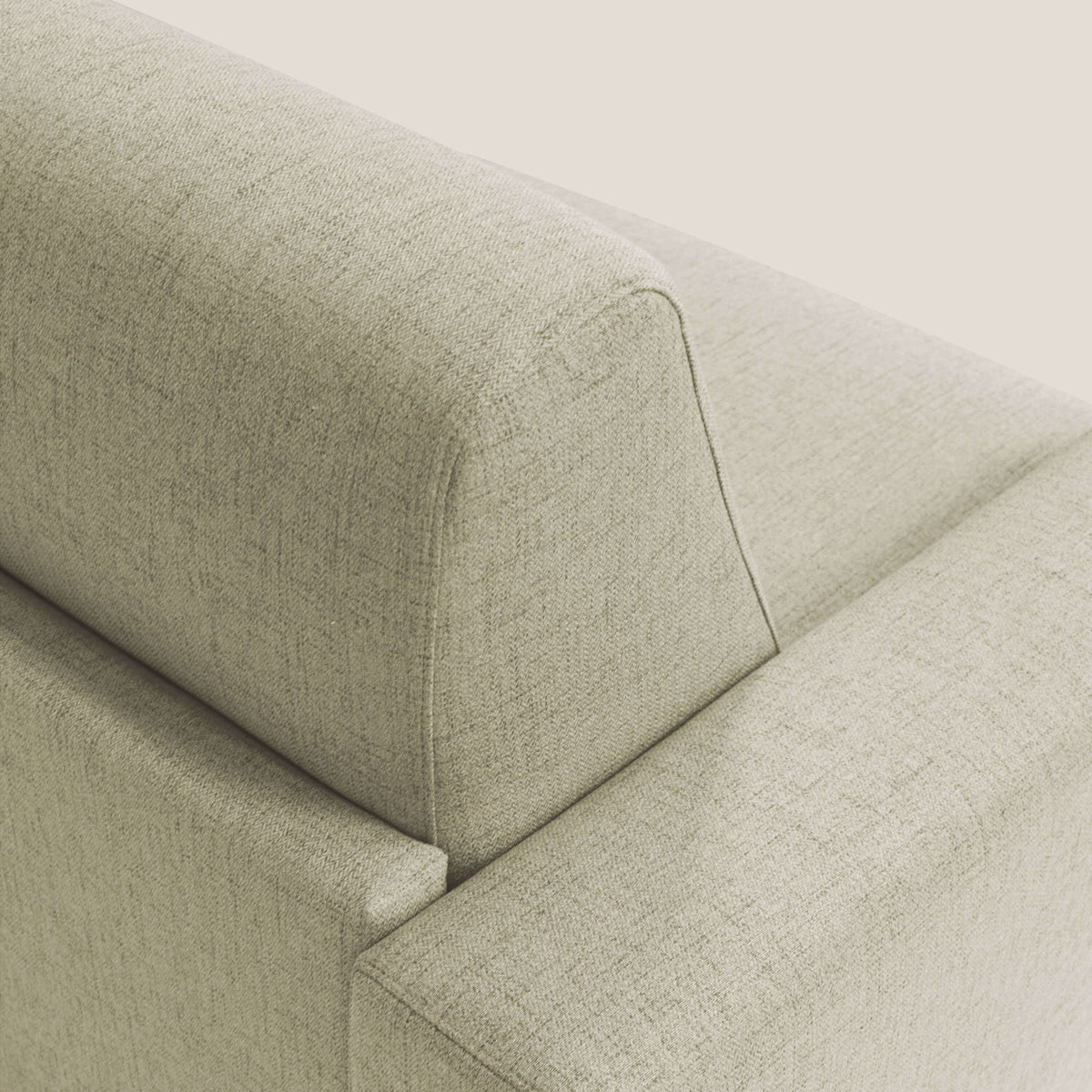 Nixon Divano letto matrimoniale con materasso 20 cm in tessuto impermeabile T03 beige - divitt.sbs