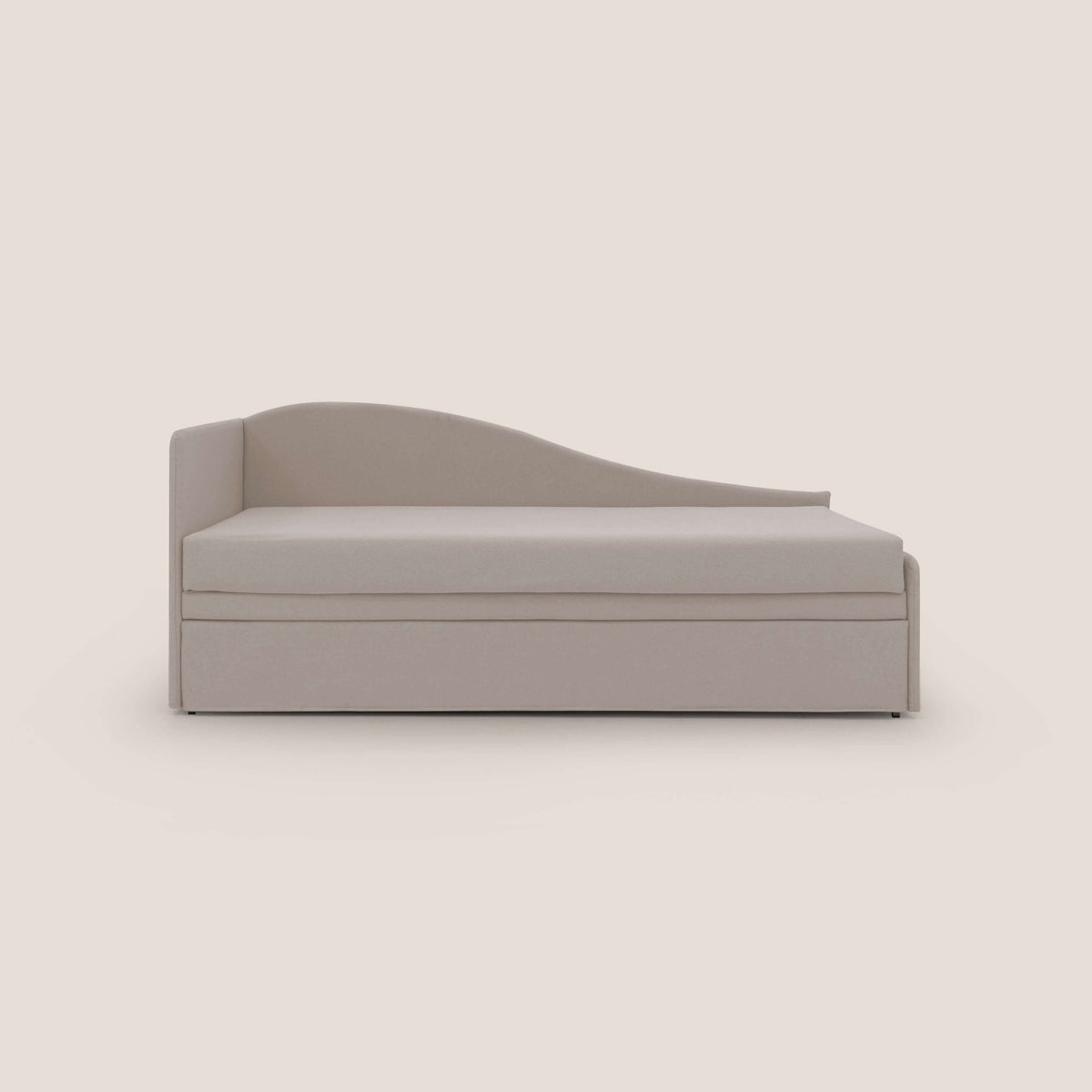 Nolo Divano duplex con doppio letto in tessuto simil cotone impermeabile T13 panna - divitt.sbs
