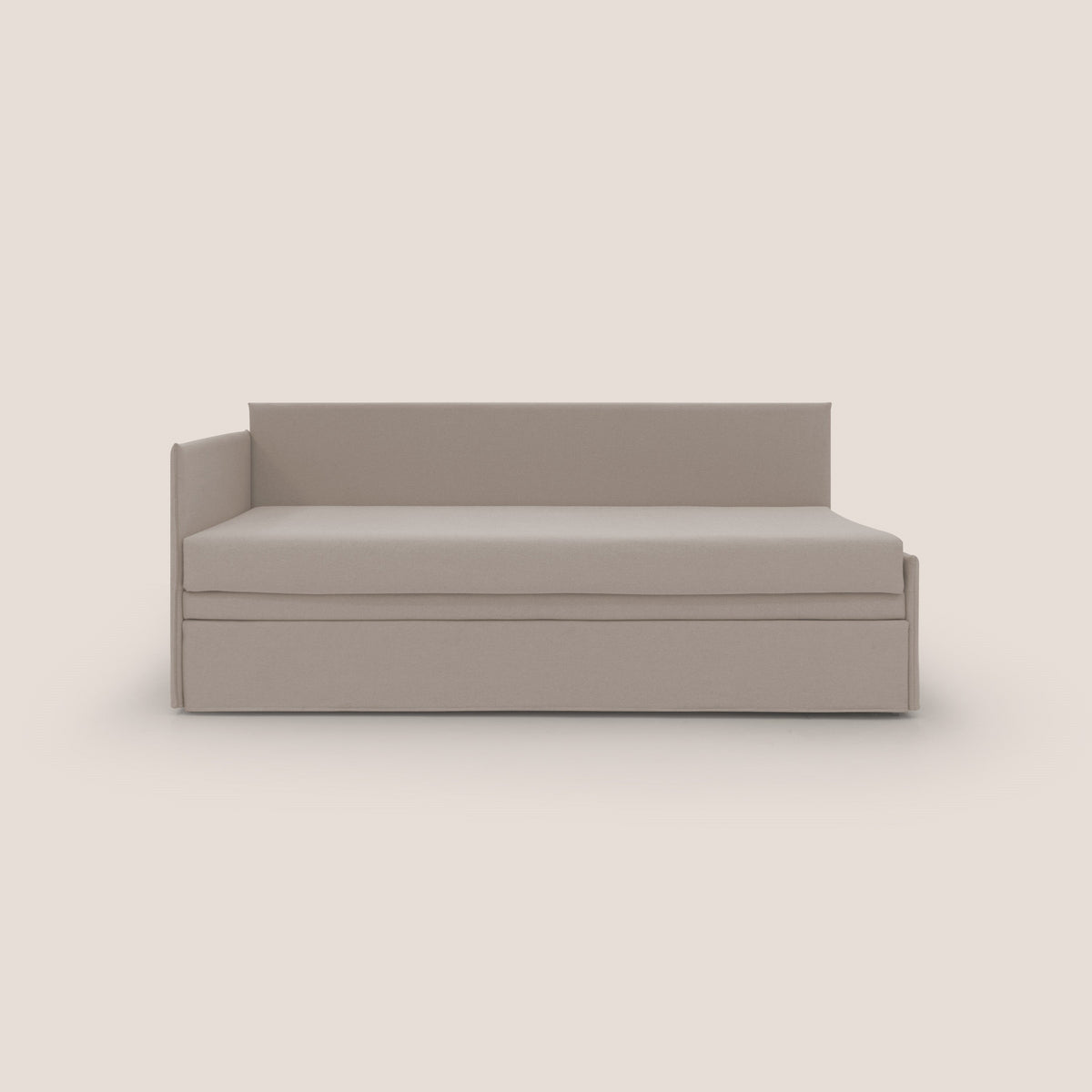 Durini Divano duplex con doppio letto in tessuto simil cotone impermeabile T13 panna - divitt.sbs