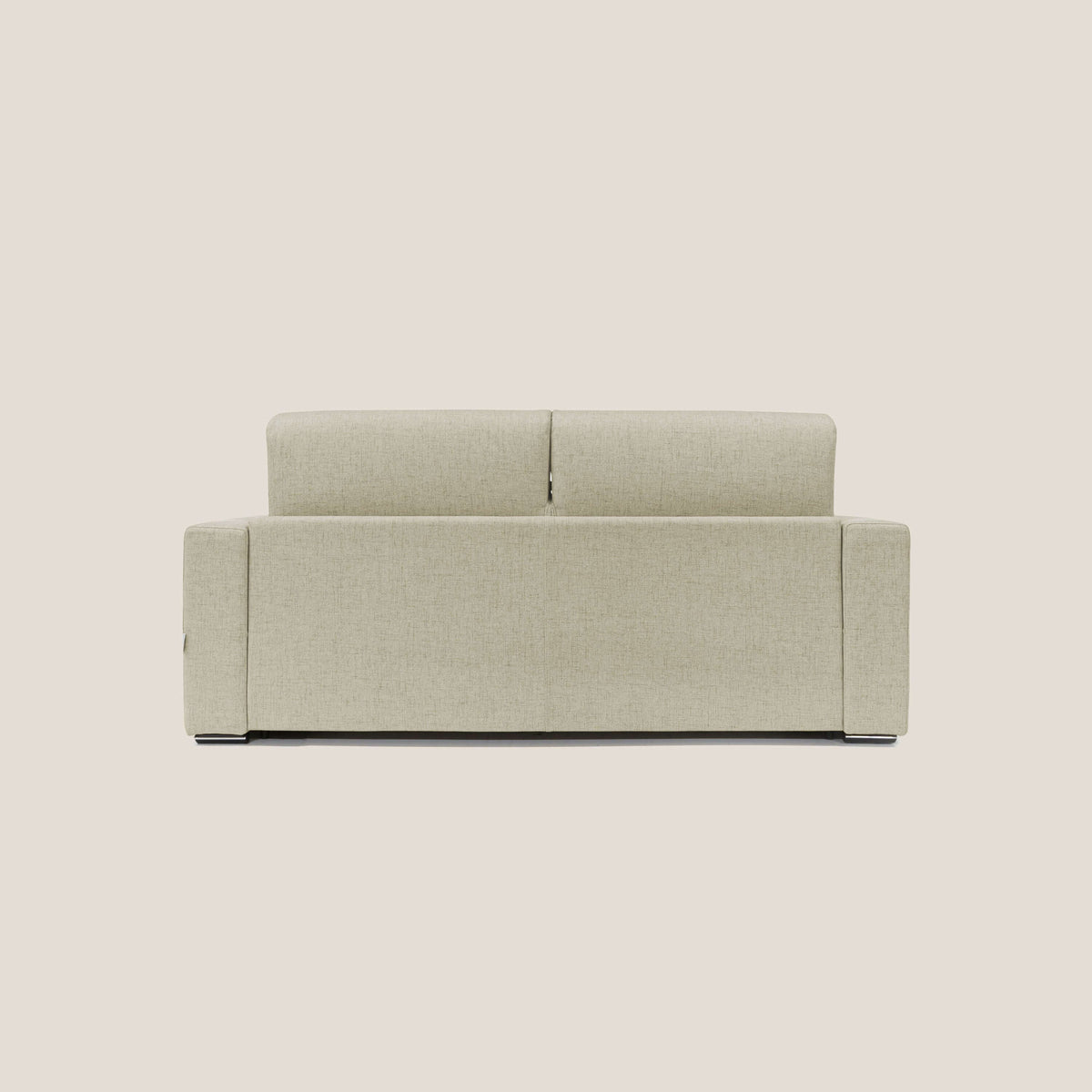 Nixon Divano letto matrimoniale con materasso 20 cm in tessuto impermeabile T03 beige - divitt.sbs