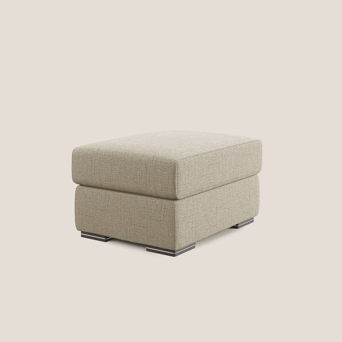 Sun pouf apribile contenitore in tessuto impermeabile fiammato T03 beige - divitt.sbs